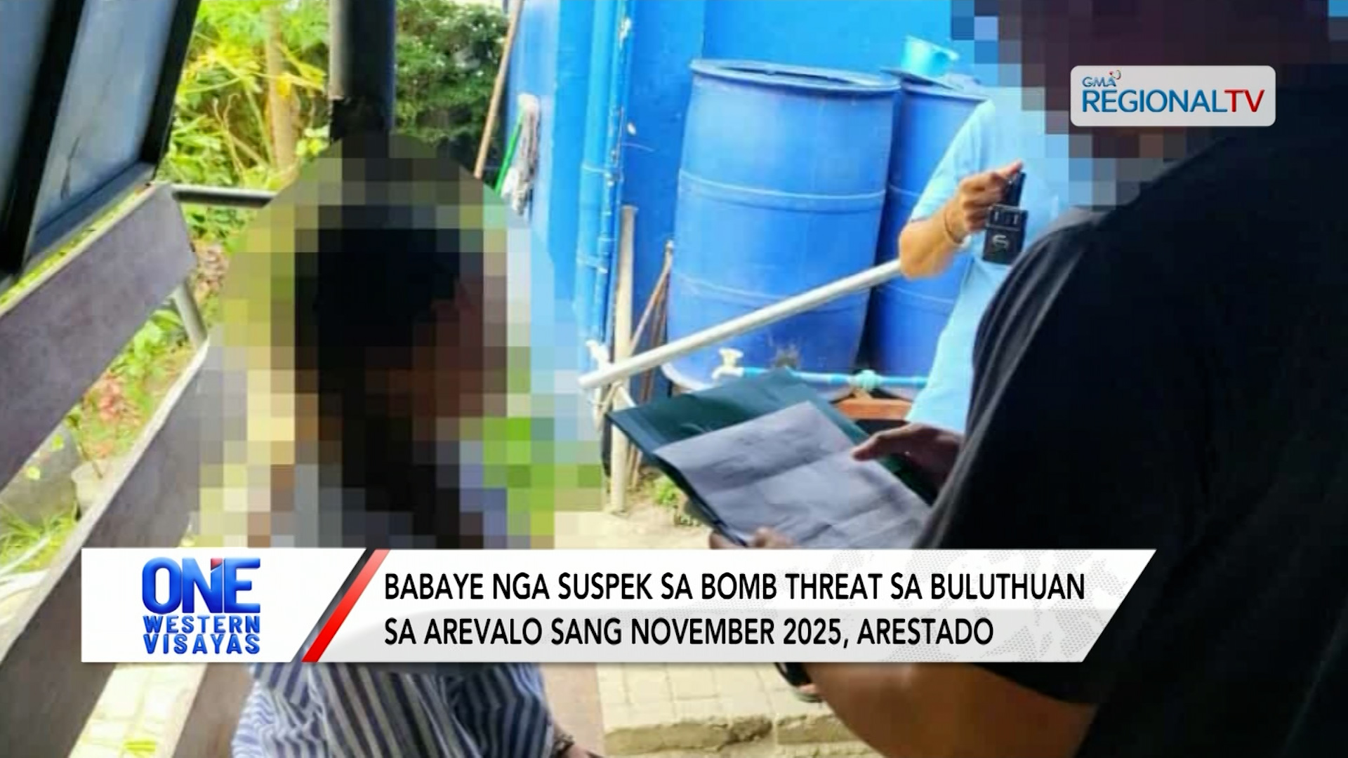 Babaye nga suspek sa bomb threat sa buluthuan sa Arevalo sang November 2025 | One Western Visayas