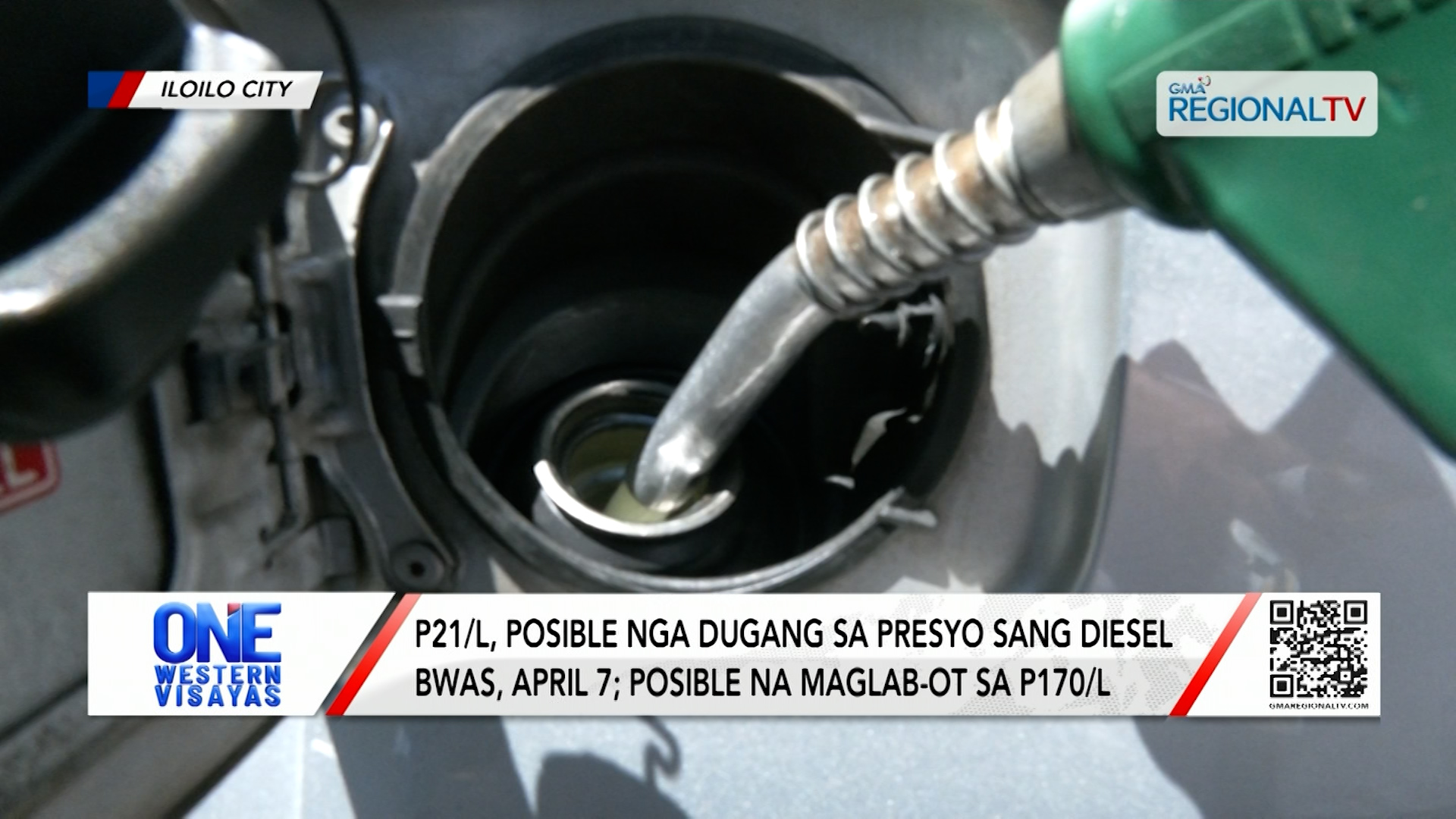 P21/L, posible nga dugang sa presyo sang diesel bwas, April 7 | One Western Visayas