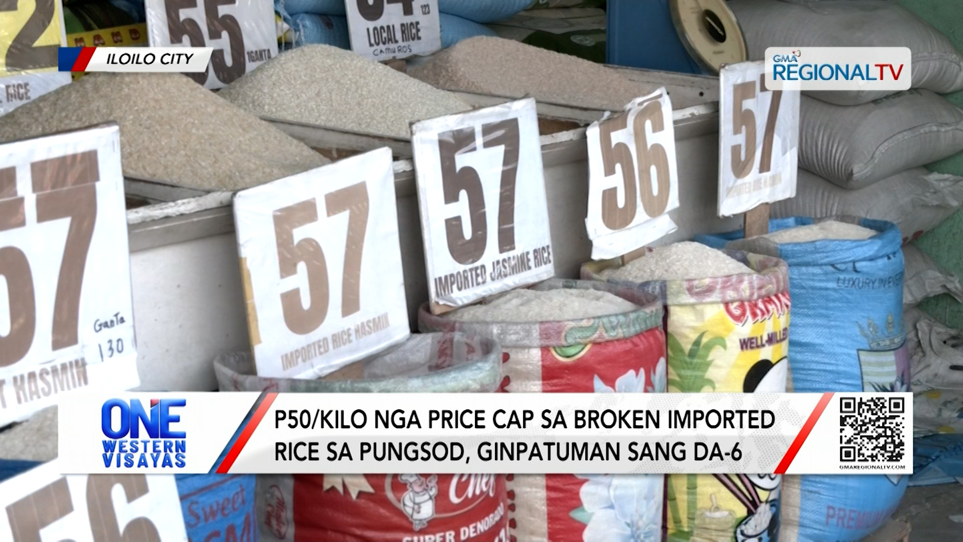 P50/kilo nga price cap sa broken imported rice sa pungsod, ginpatuman sang DA-6| One Western Visayas
