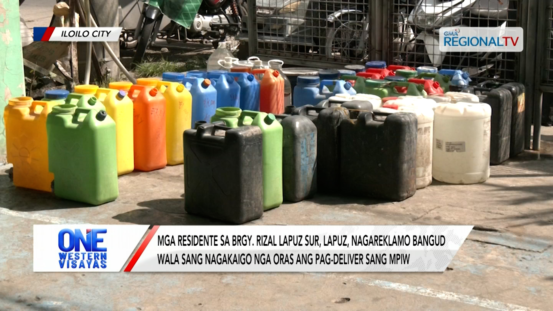 Mga residente sa Brgy. Rizal Lapuz Sur, nagareklamo sa suplay sang tubig | One Western Visayas