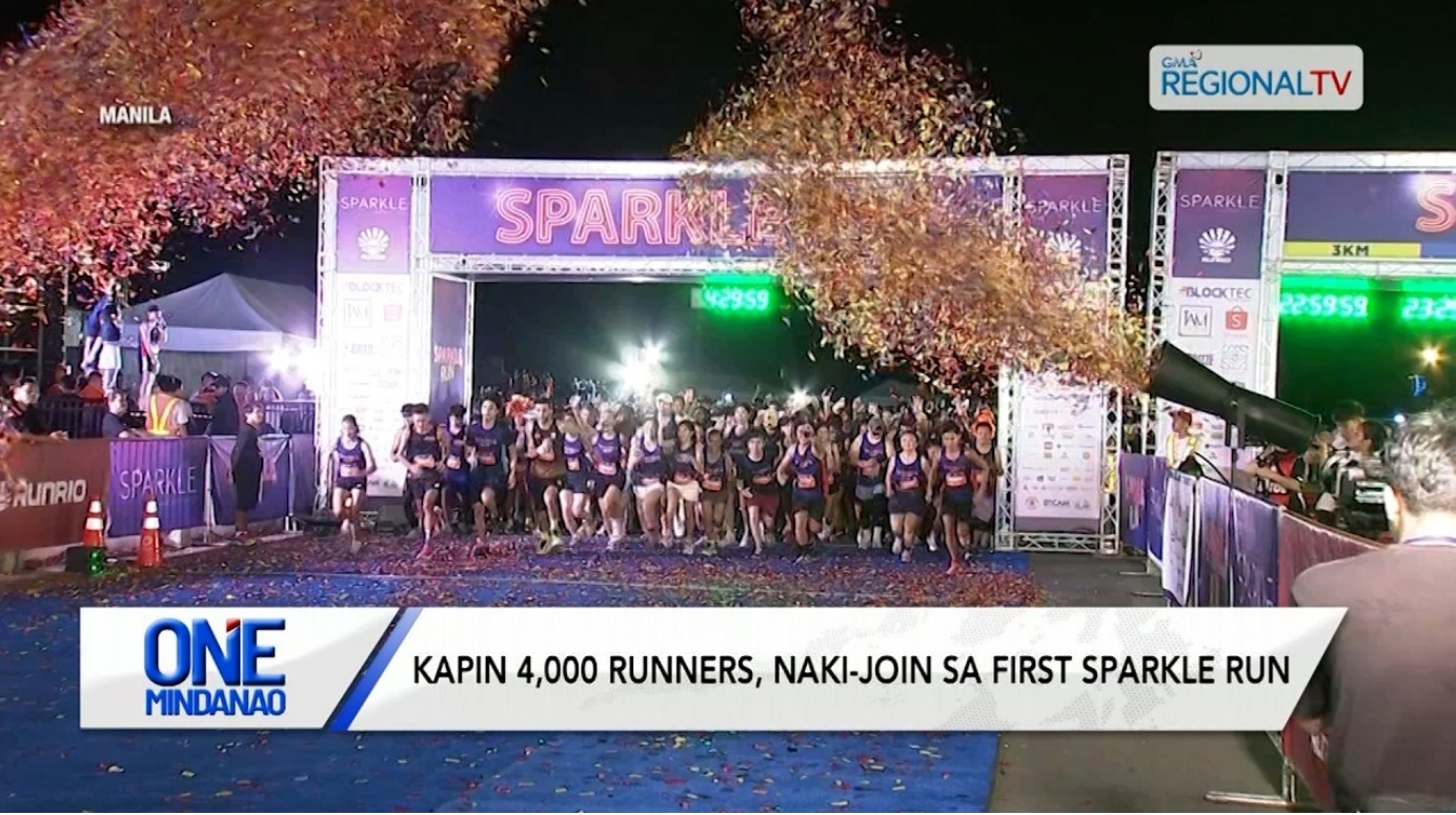 Kapin 4,000 runners, naki-join sa First Sparkle run I One Mindanao