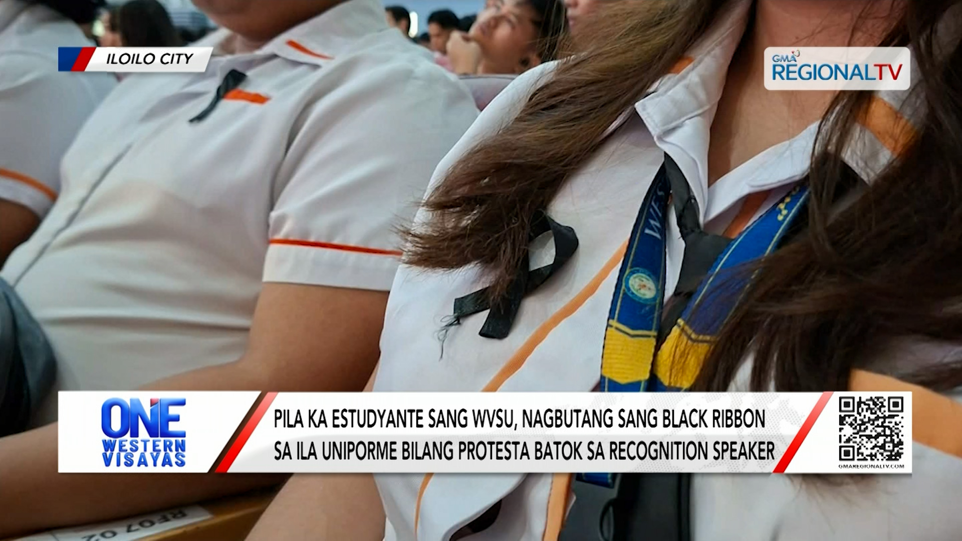 Pila ka estudyante sang WVSU, nagbutang sang black ribbon sa ila uniporme | One Western Visayas