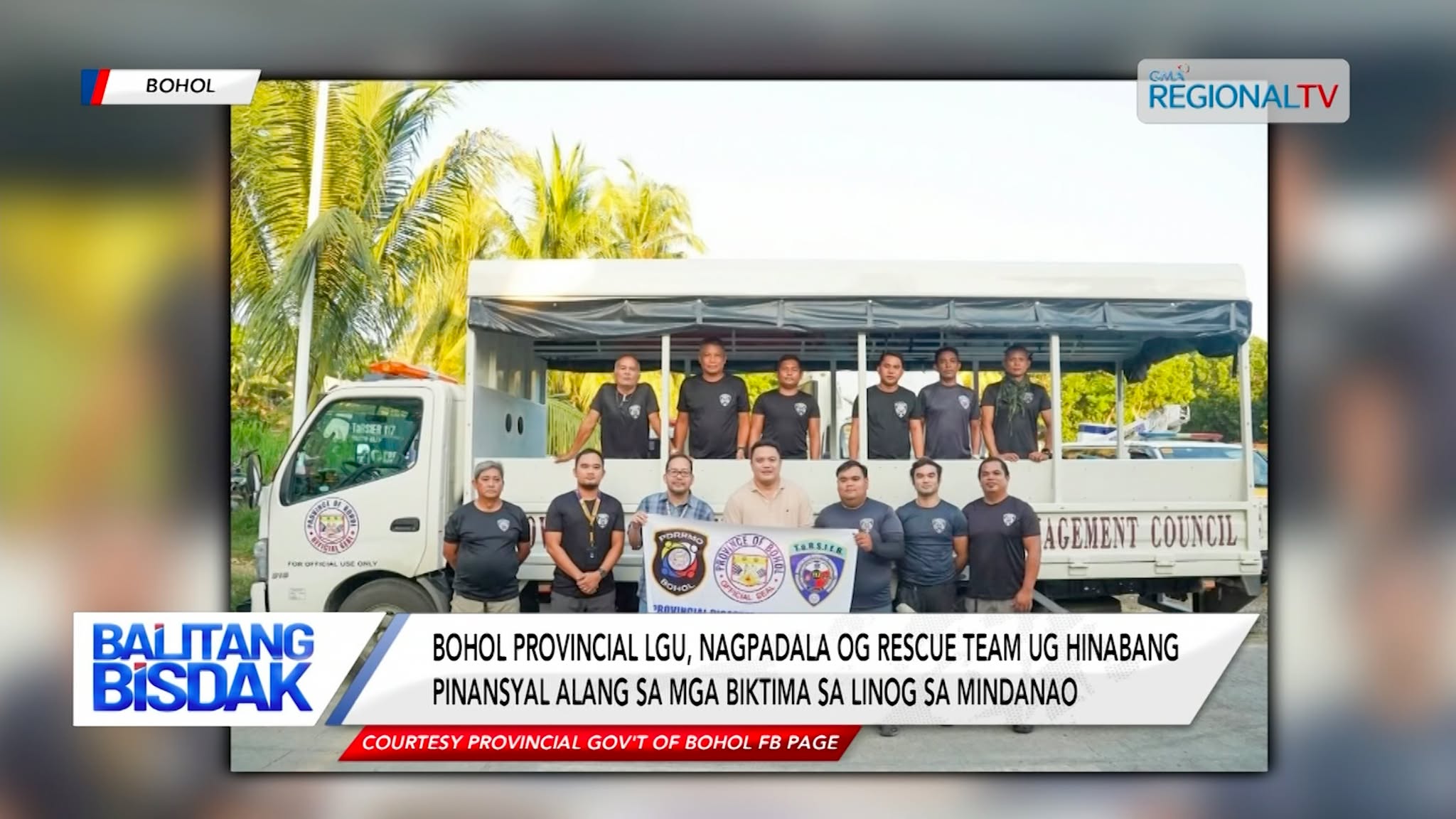 Bohol Provincial LGU, Nagpadala og Rescue Team ug Financial Assistance sa Mindanao | Balitang Bisdak