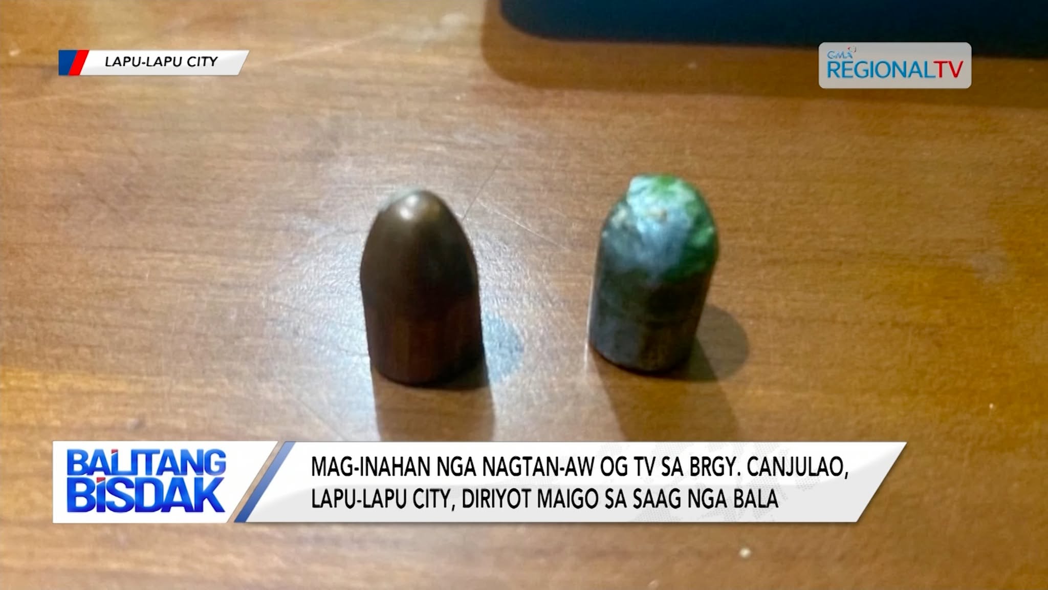 Mag-inahan nga nagtan-aw og TV sa Lapu-Lapu City, Diriyot Maigo sa Stray Bullet | Balitang Bisdak
