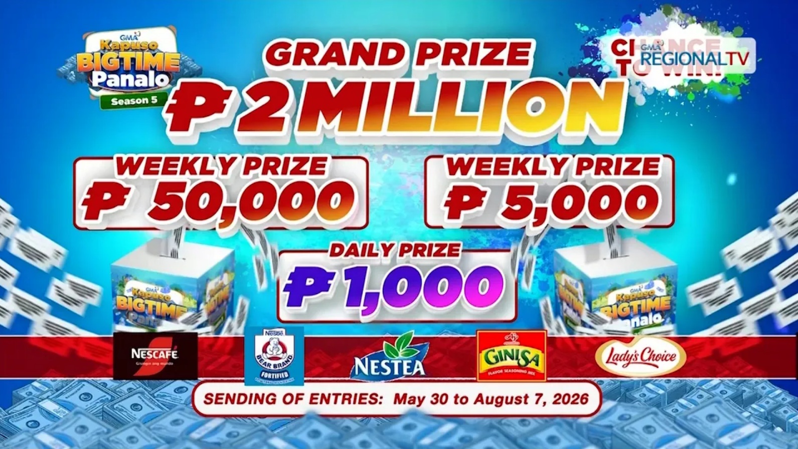 ‘Kapuso Bigtime Panalo’ season 5, nagsugod na; masobra P6 million ang papremyo | One Western Visayas