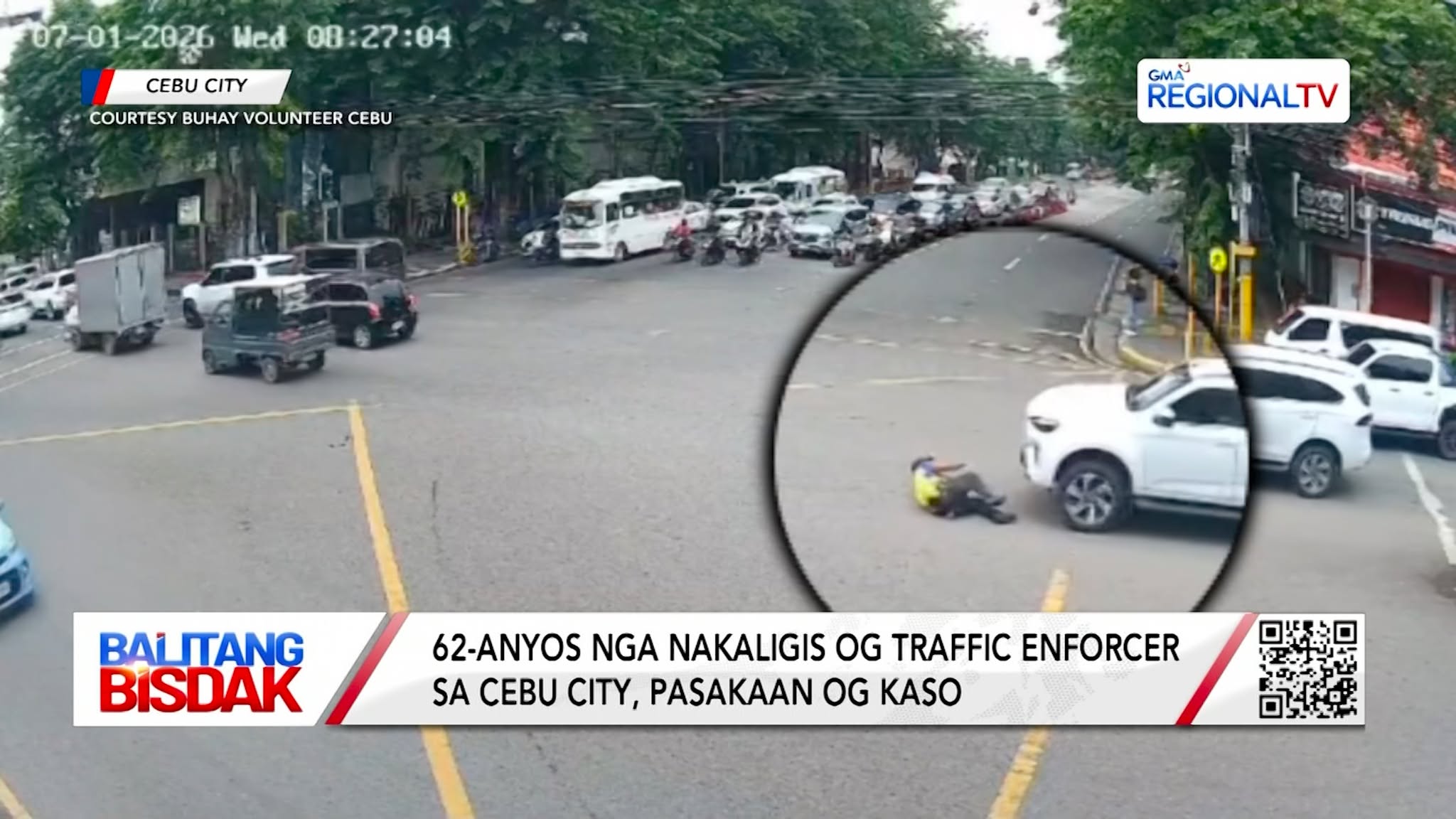 Driver nga Nakaligis og Traffic Enforcer sa Cebu City, Pasakaan og Kaso | Balitang Bisdak