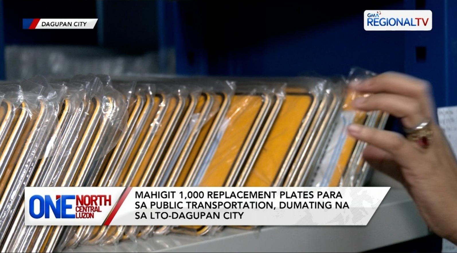 Mahigit 1,000 replacement plates, dumating na sa LTO-Dagupan City | One North Central Luzon