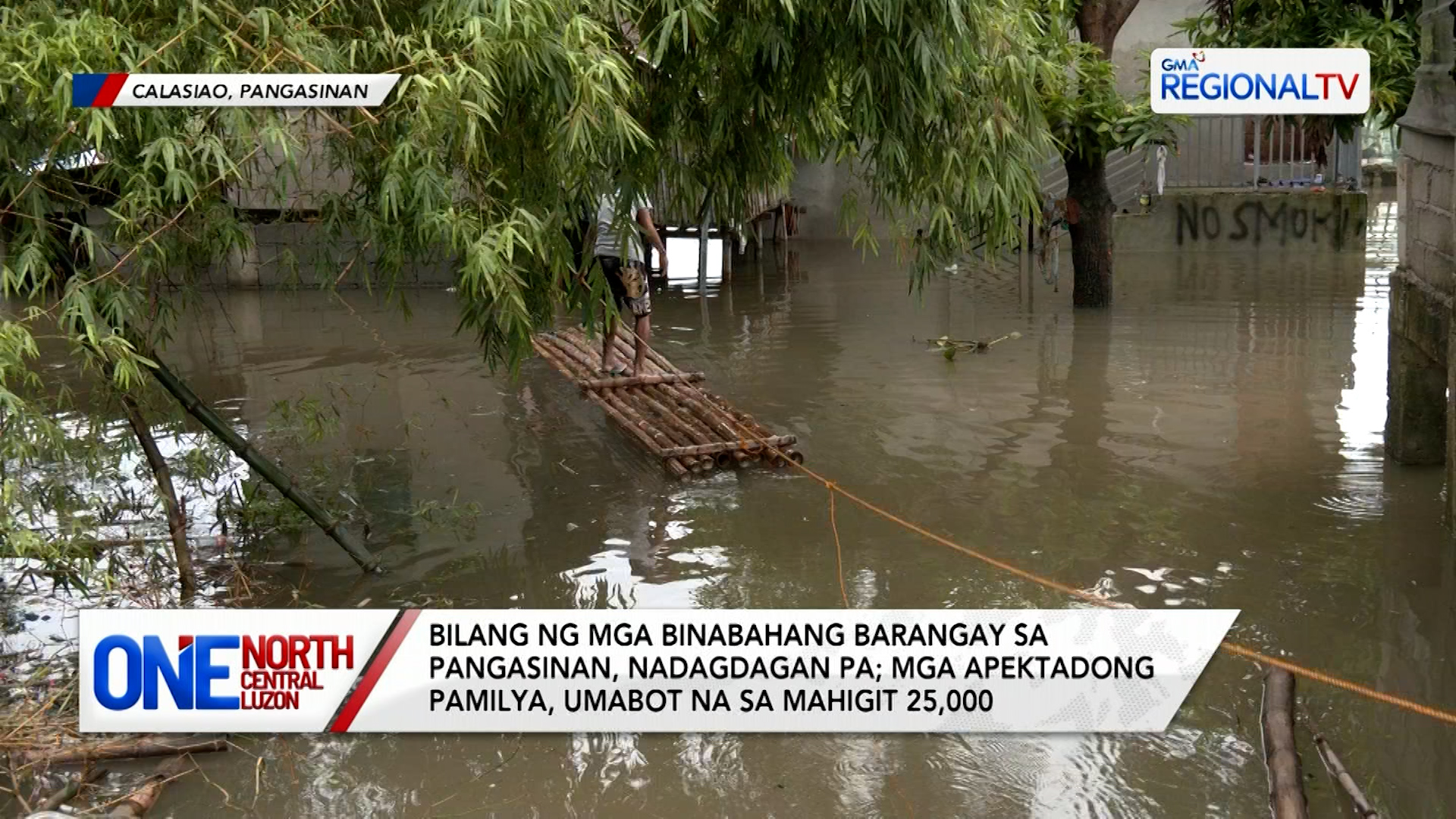Bilang ng mga binabahang barangay sa Pangasinan, nadagdagan pa | One North Central Luzon