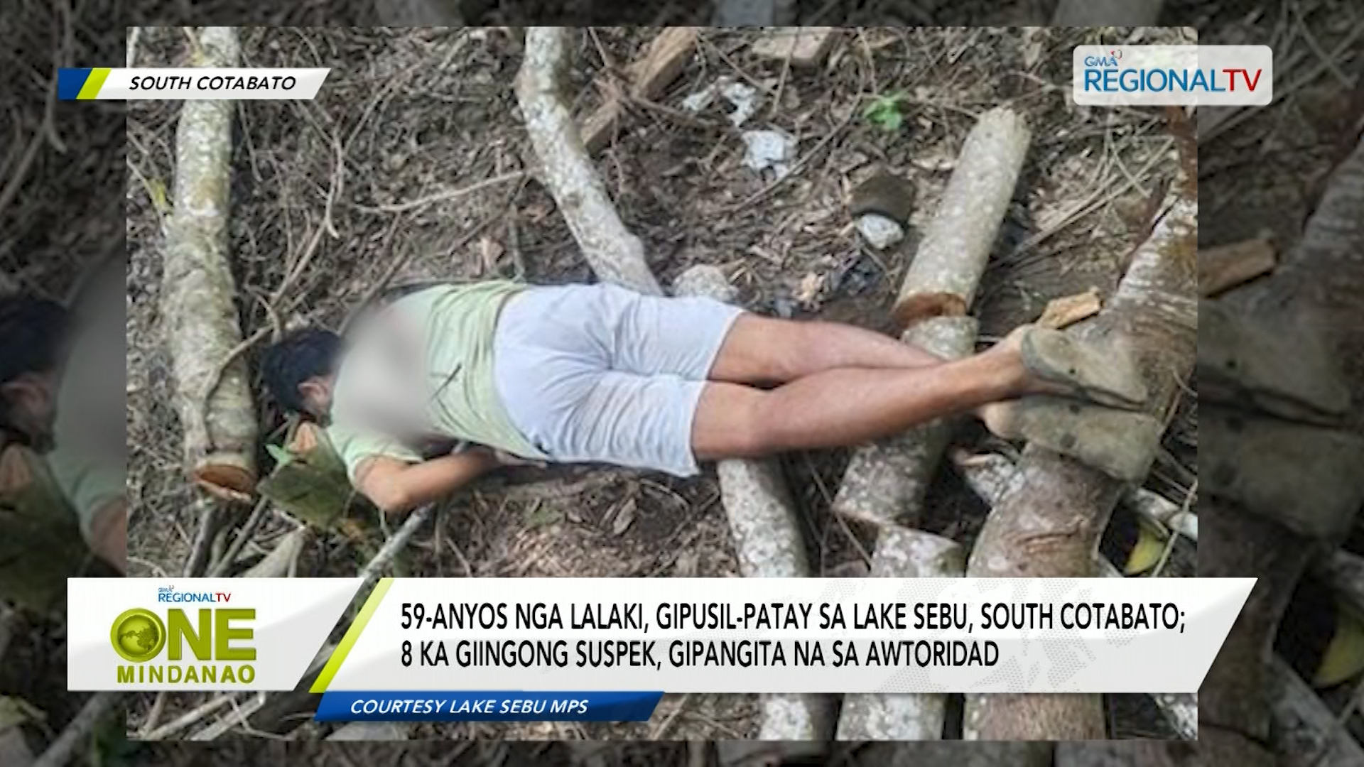 59-anyos nga lalaki, gipusil-patay sa Lake Sebu, South Cotabato