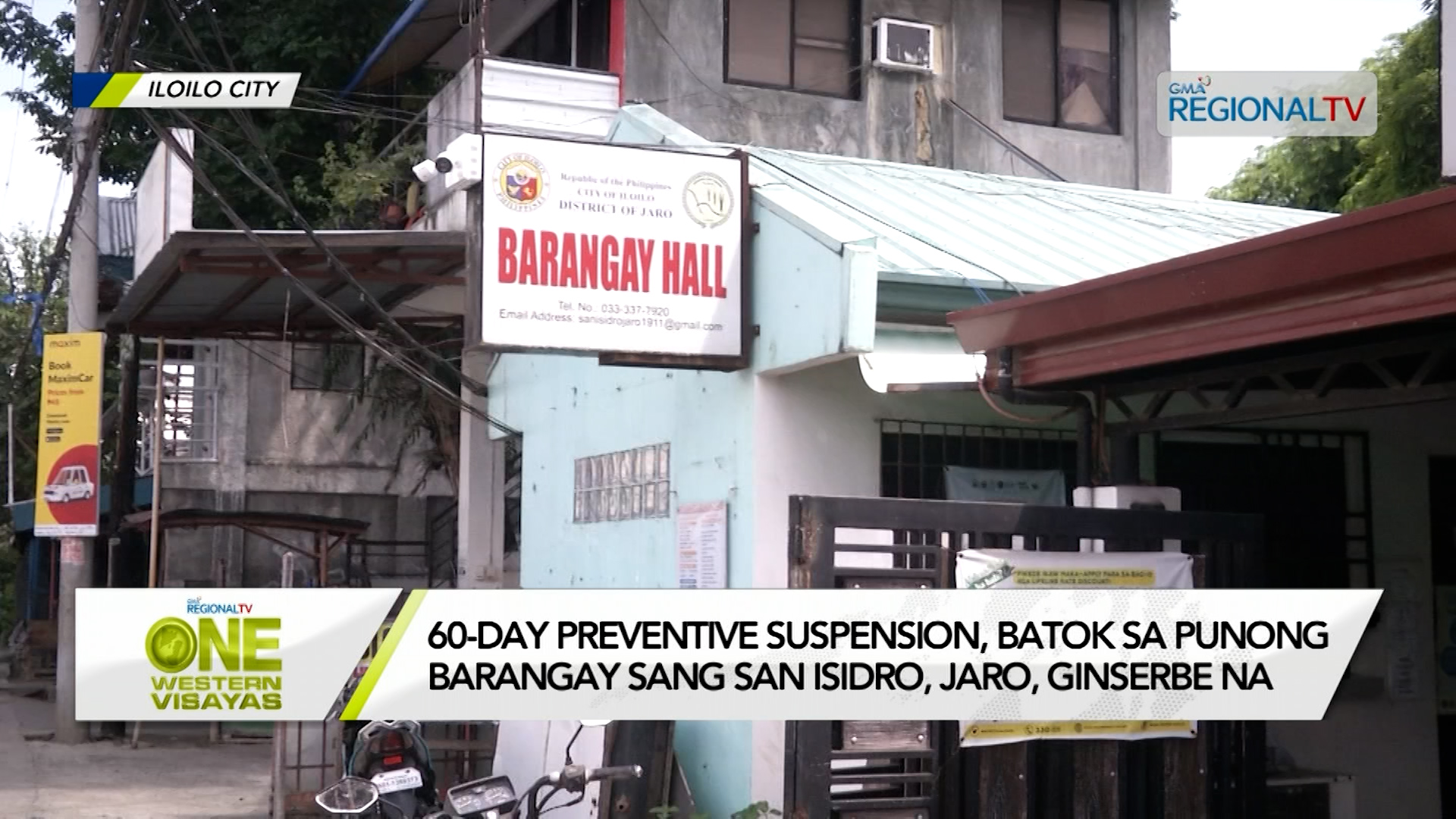 60-day preventive suspension, batok sa Punong Barangay sang San Isidro, Jaro