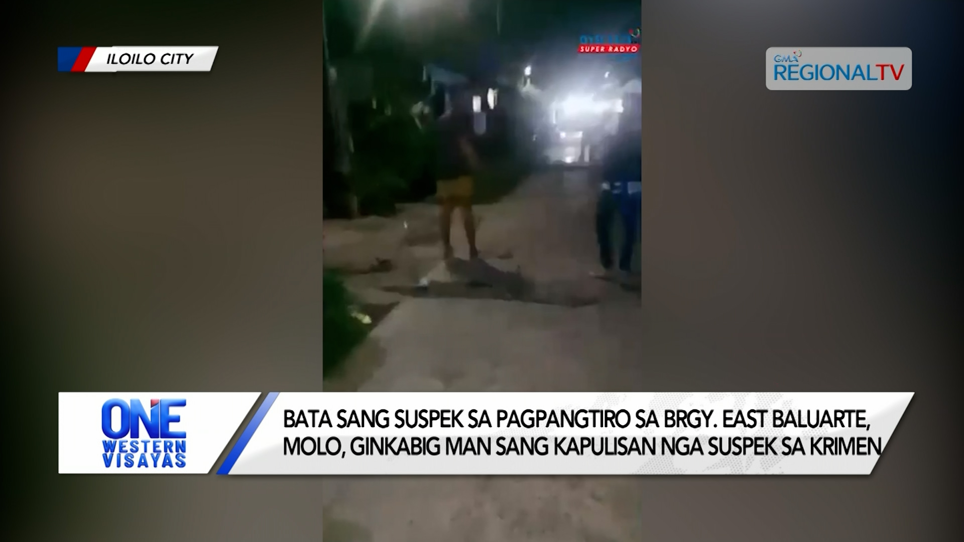 Bata sang suspek sa pagpangtiro sa Brgy. East baluarte, Molo ginkabig man suspek