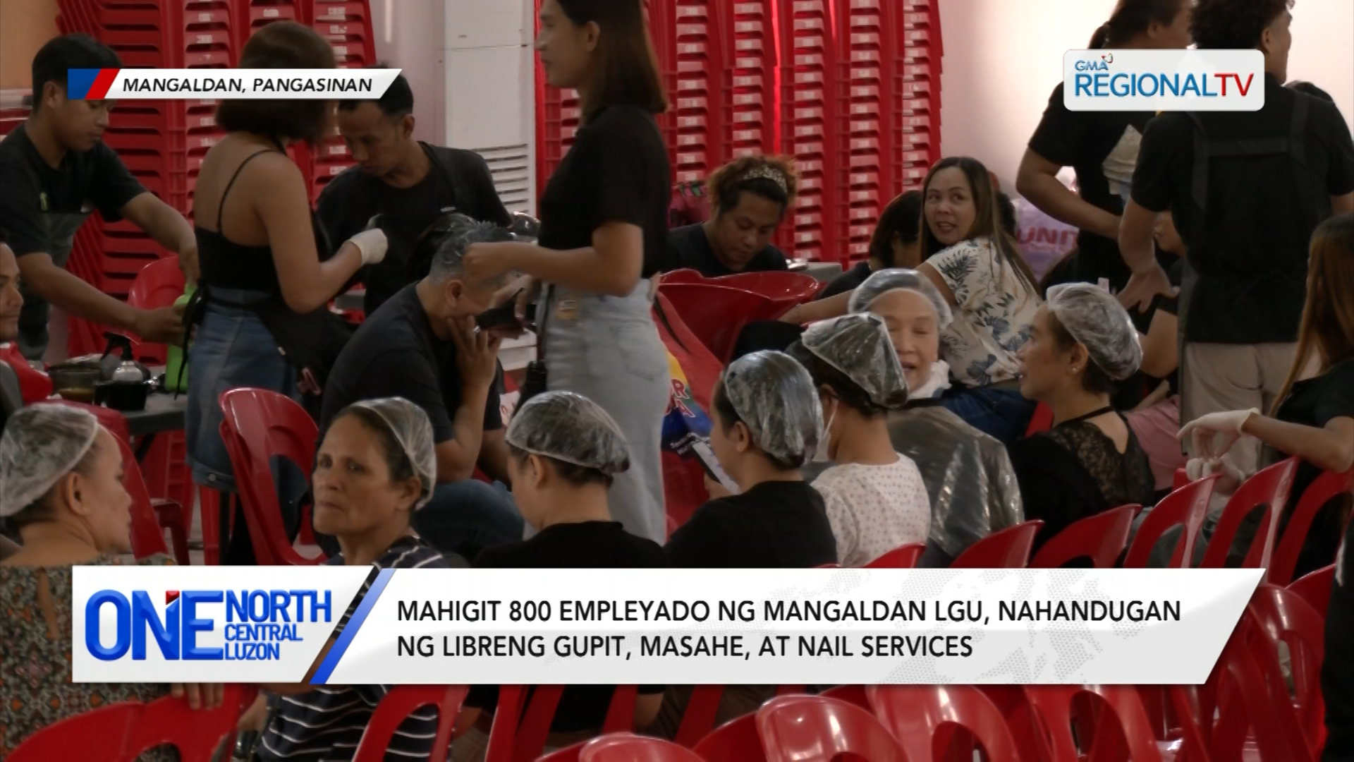 Mahigit 800 empleyado ng Mangaldan LGU, nahandugan ng wellness services