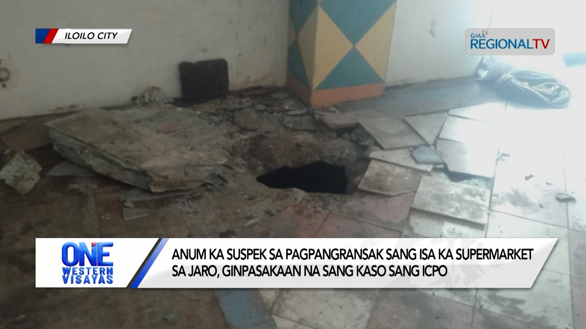 Anum ka suspek sa pagpangransak sang supermarket sa Jaro, ginkasuhan na