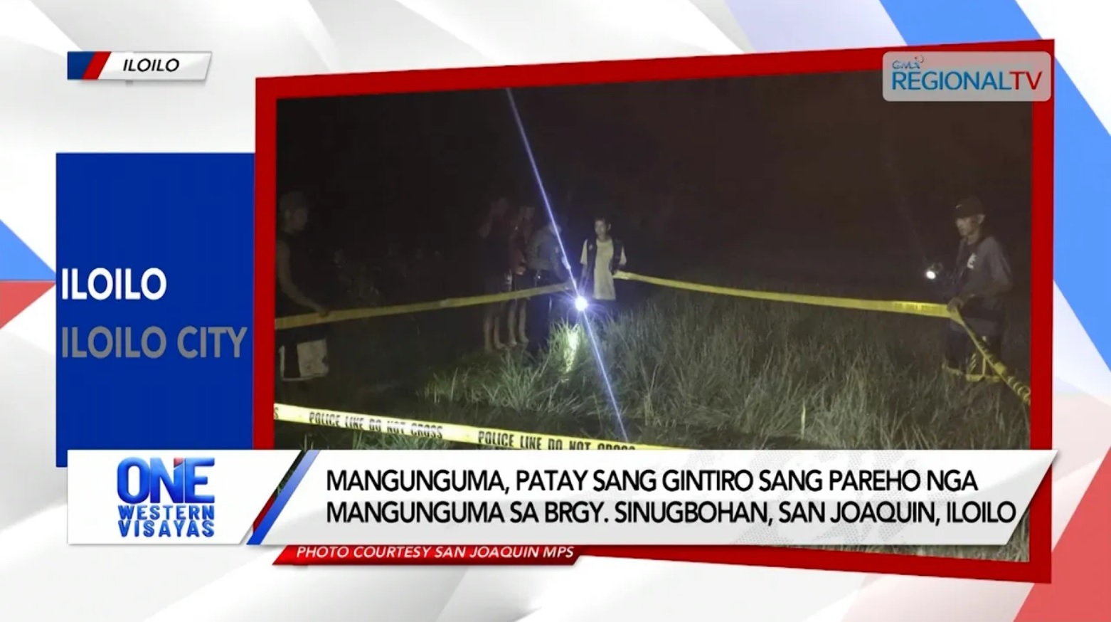 Mangunguma patay sang gintiro sang pareho nga mangunguma sa San Joaquin, Iloilo