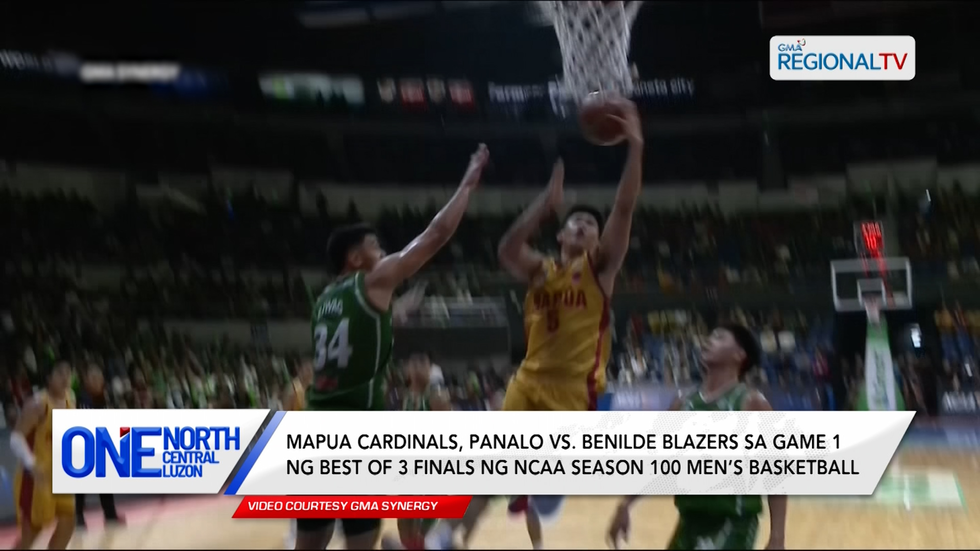 Mapua Cardinals, panalo vs. Benilde Blazers sa game 1 ng best of 3 finals