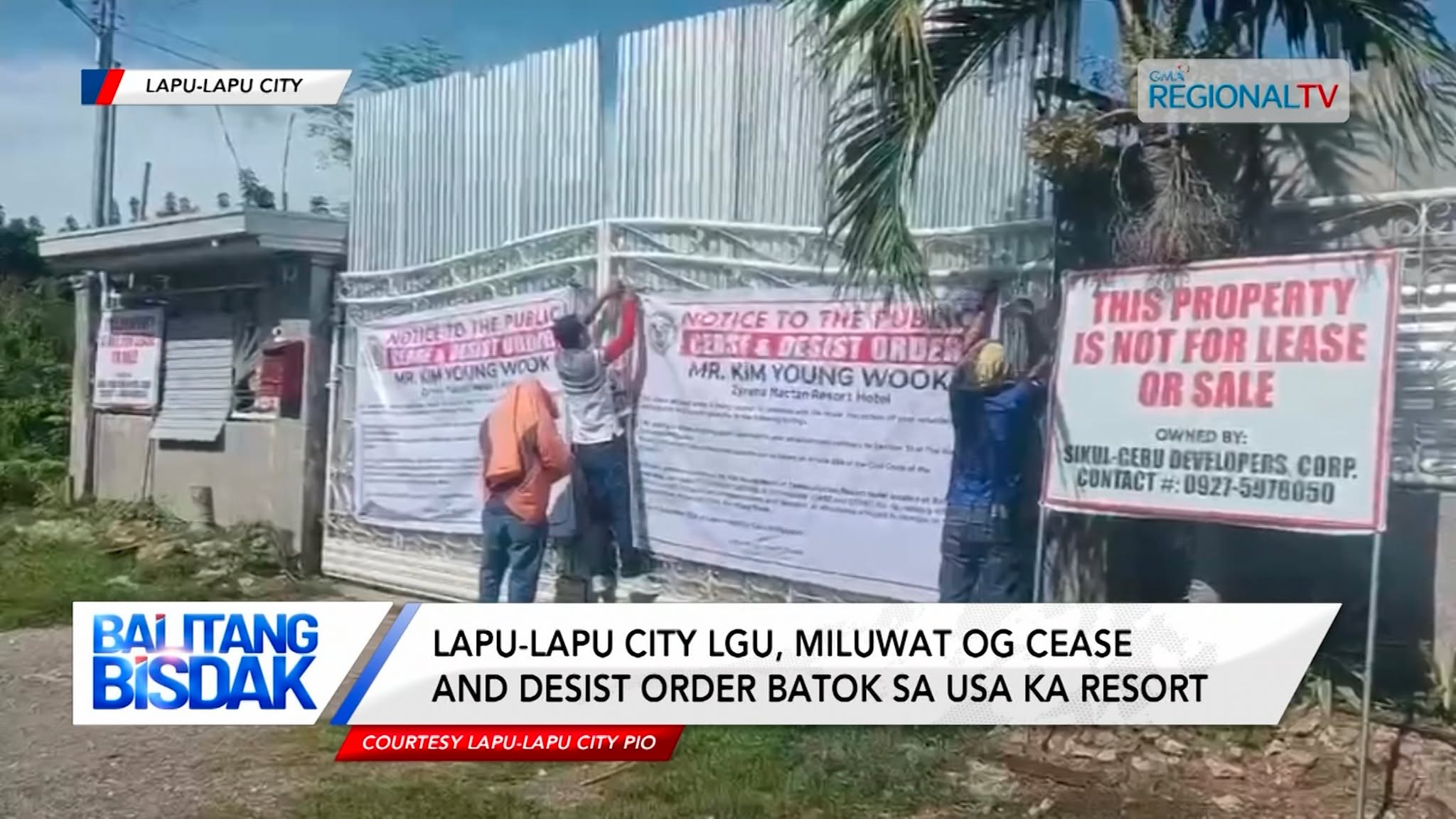 Lapu-Lapu City LGU, miluwat og cease and desist order batok sa usa ka resort