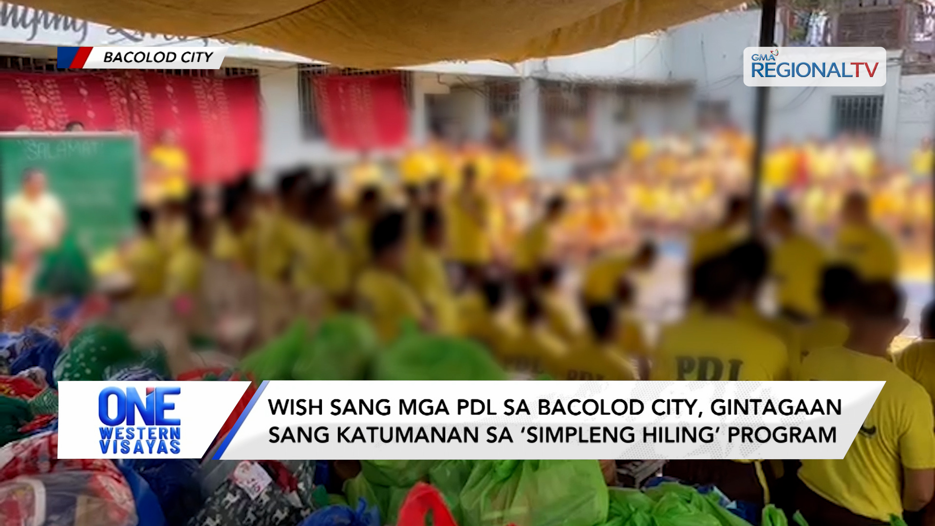 Wish sang mga PDL sa Bacolod City, gintagaan sang katumanan