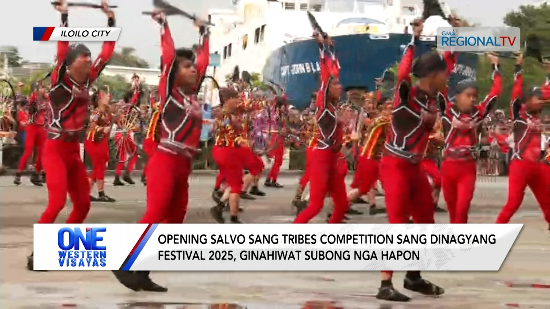 Opening salvo sang tribes competition sang Dinagyang Festival 2025, ginahiwat