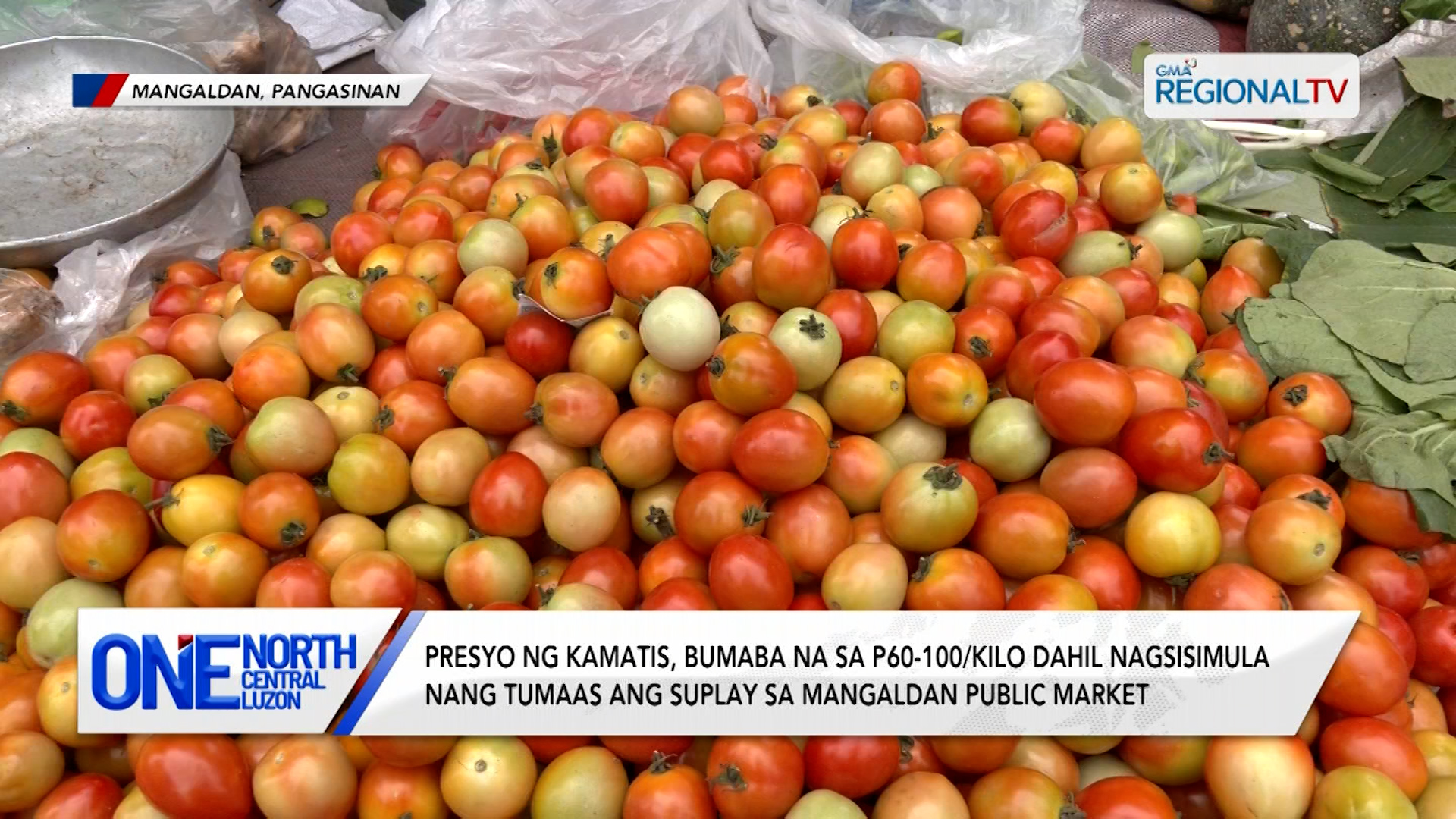 Presyo ng kamatis, bumaba na dahil nagsisimula nang tumaas ang suplay