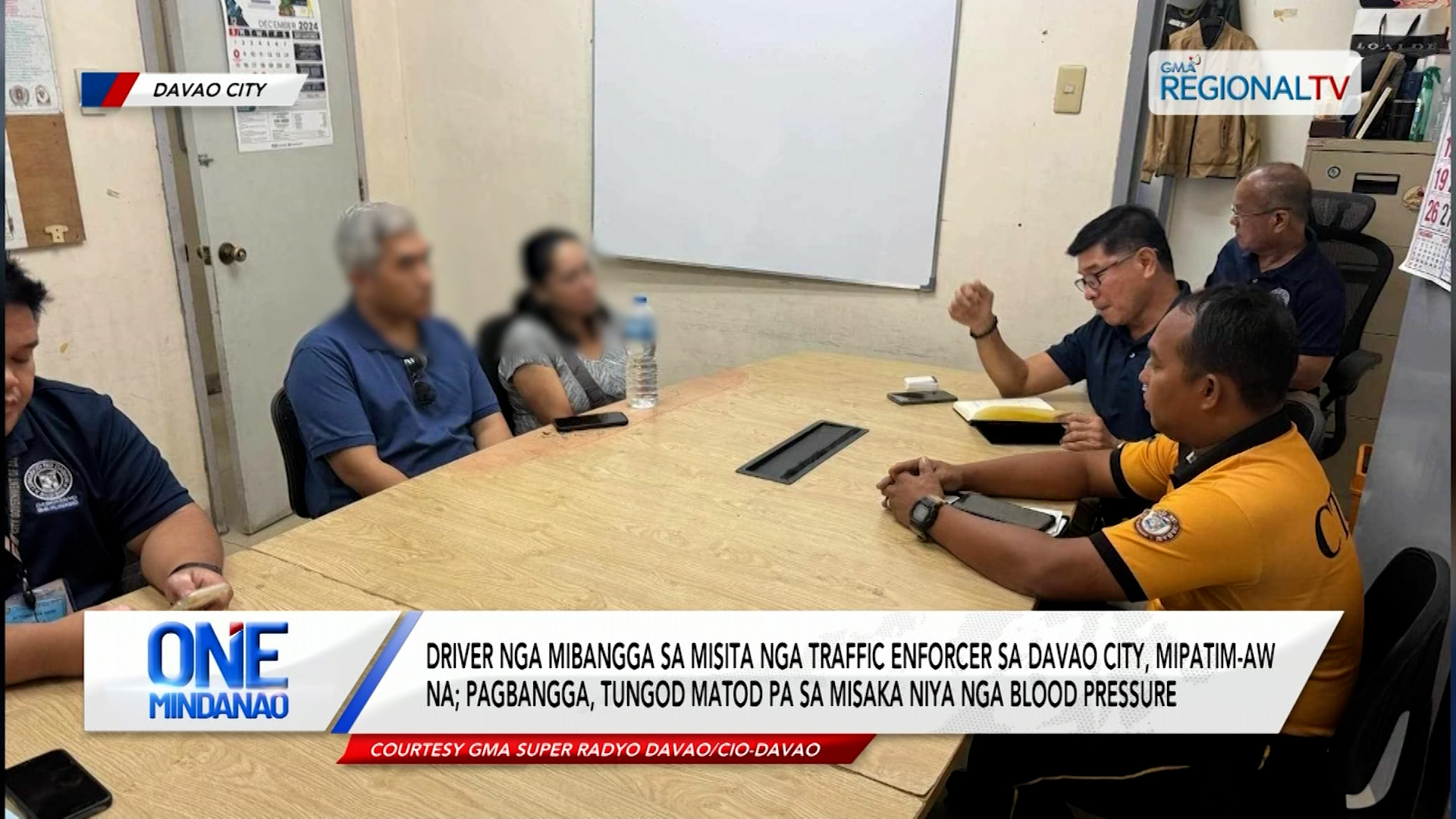 Driver nga mibangga sa traffic enforcer nga misita, mipatim-aw na