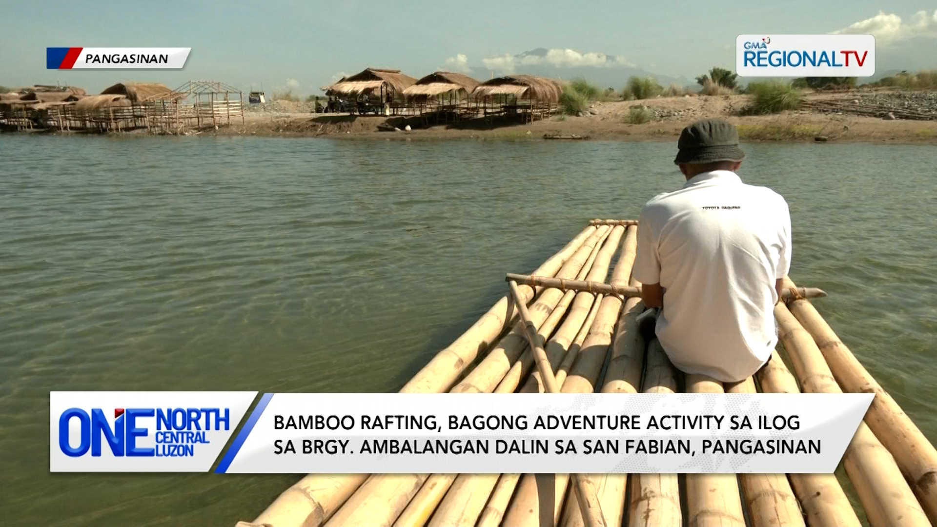 Bamboo rafting, bagong adventure activity sa isang ilog sa Pangasinan