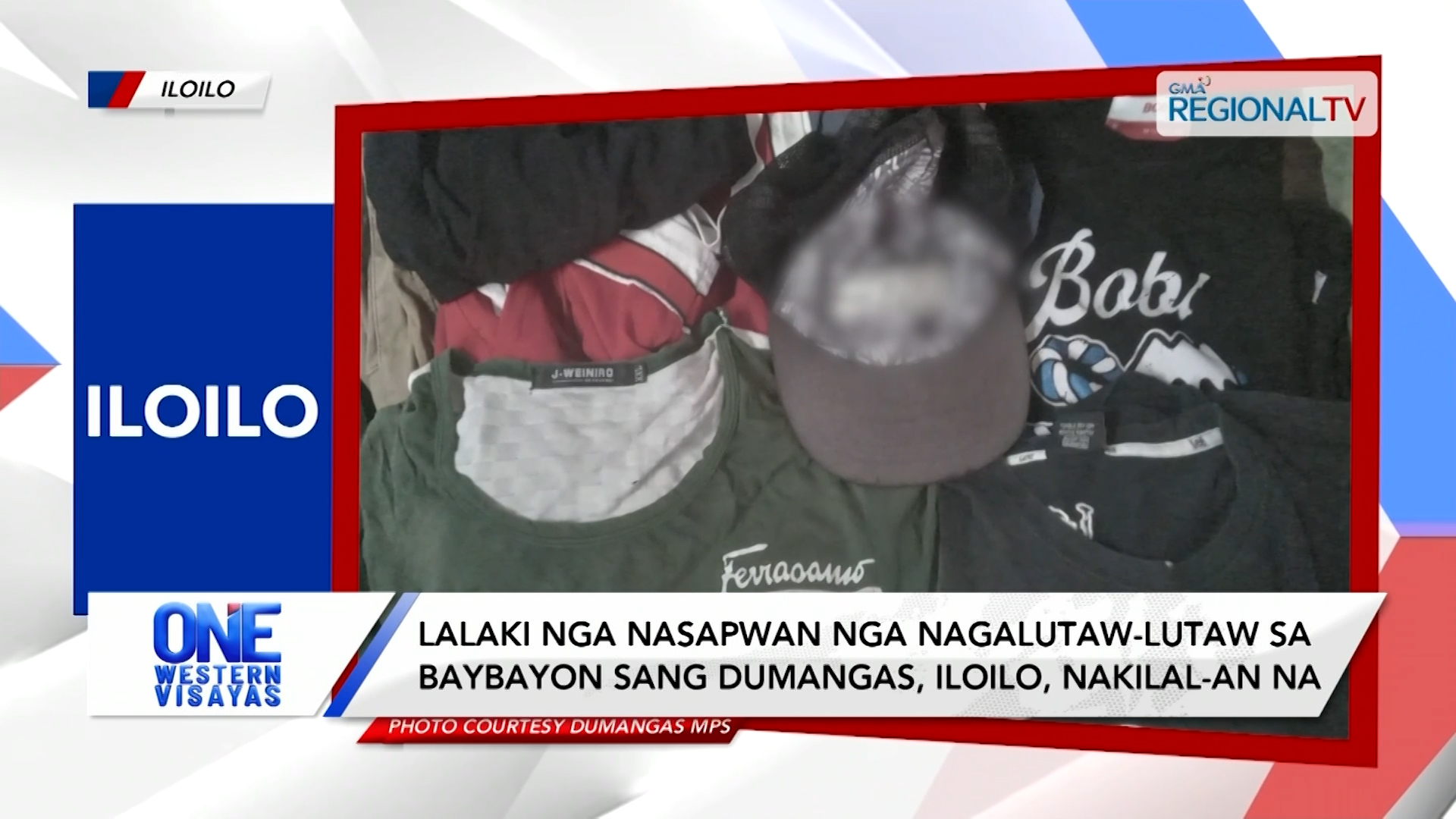 Lalaki nasapwan nga nagalutaw-lutaw sa baybay sa Dumangas, Iloilo, nakilala na