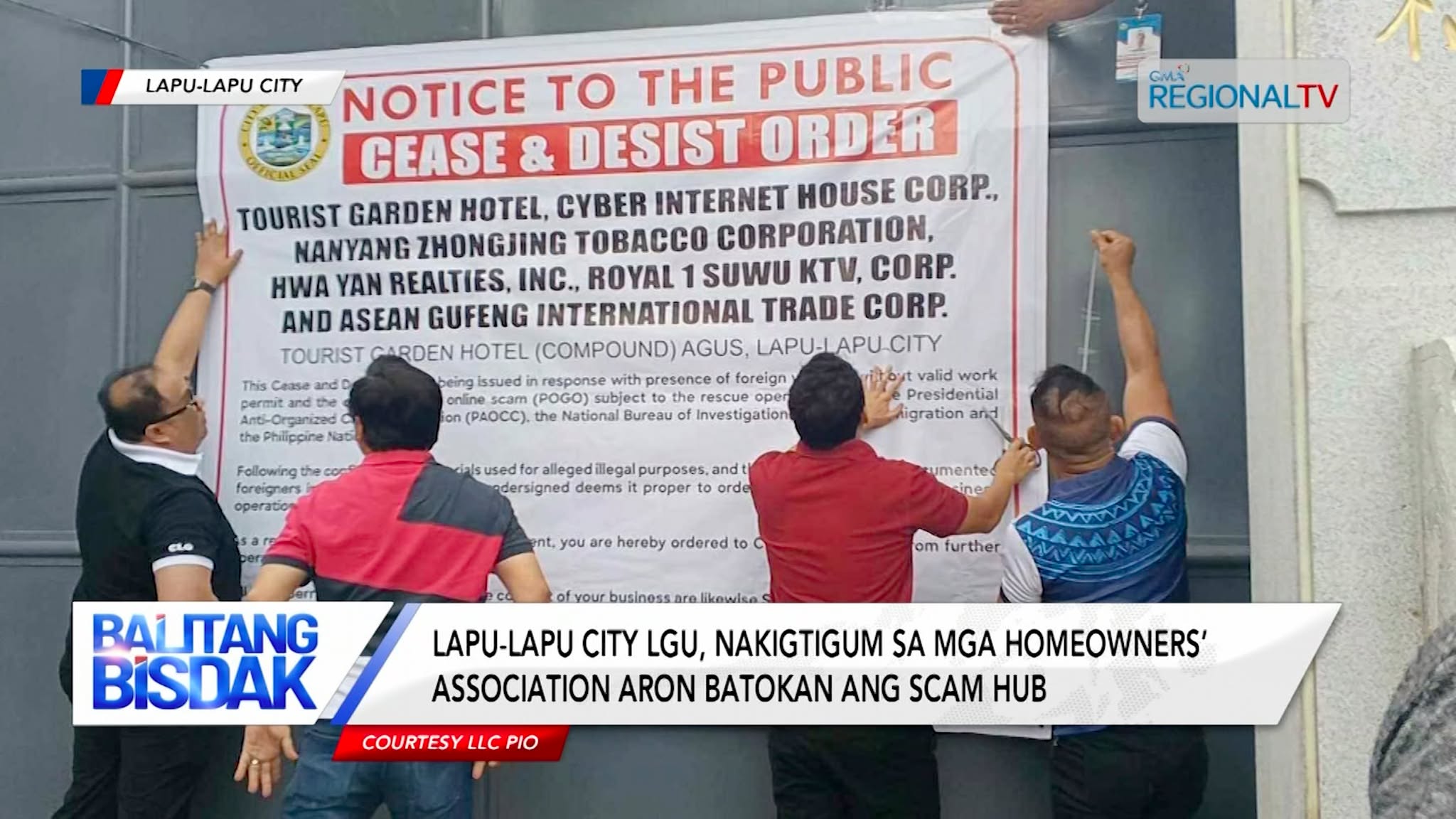 Girelibohang hepe sa police station 2 tungod sa nasakpan’g scam hub, wala magpabaya