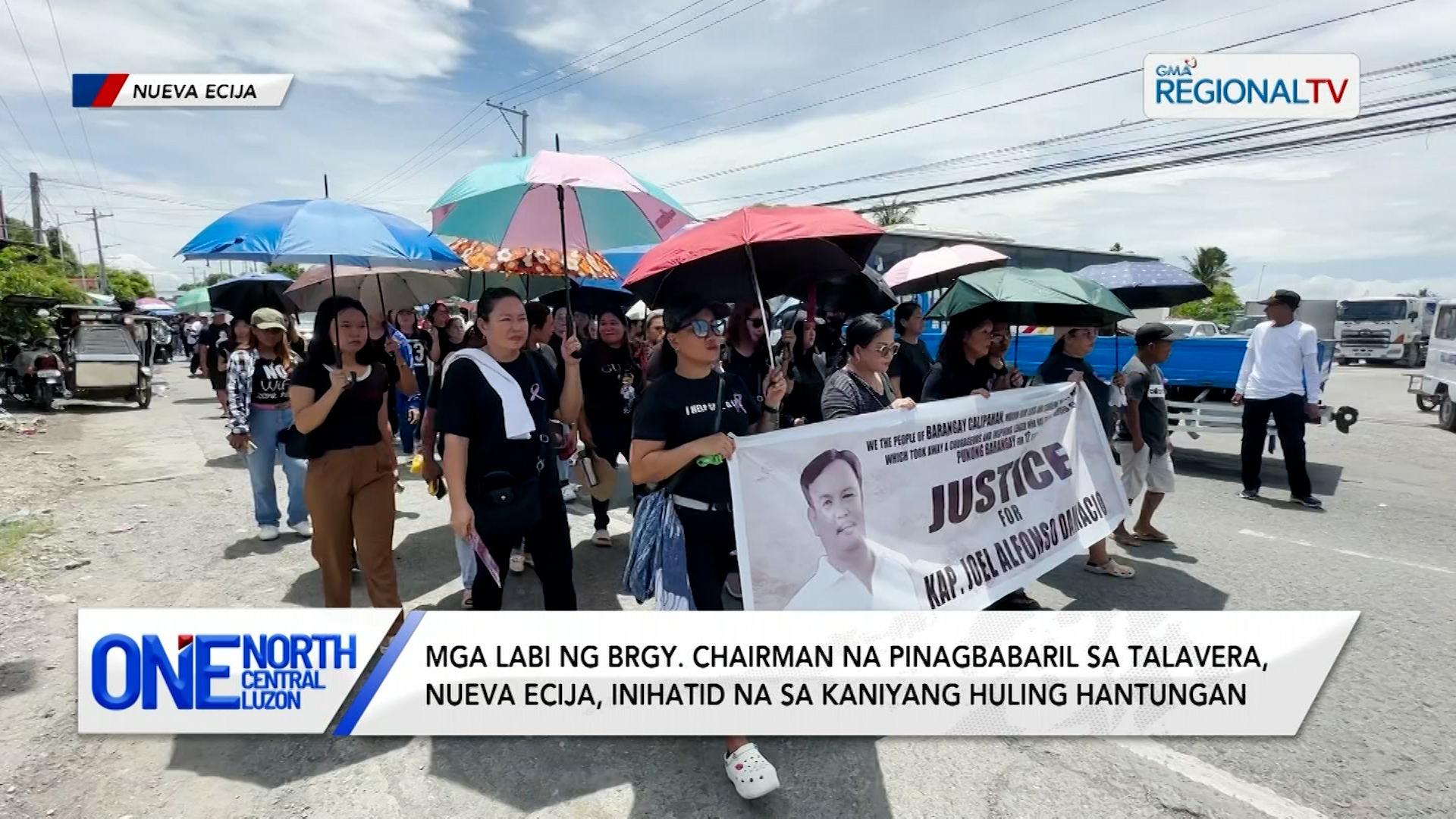 Mga labi ng Brgy. Chairman na pinagbabaril sa Nueva Ecija, inilibing na