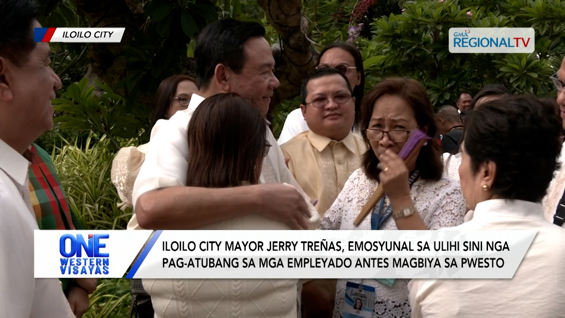 Iloilo City Mayor Treñas, emosyunal sa ulihi nga pag-atubang sa mga empleyado