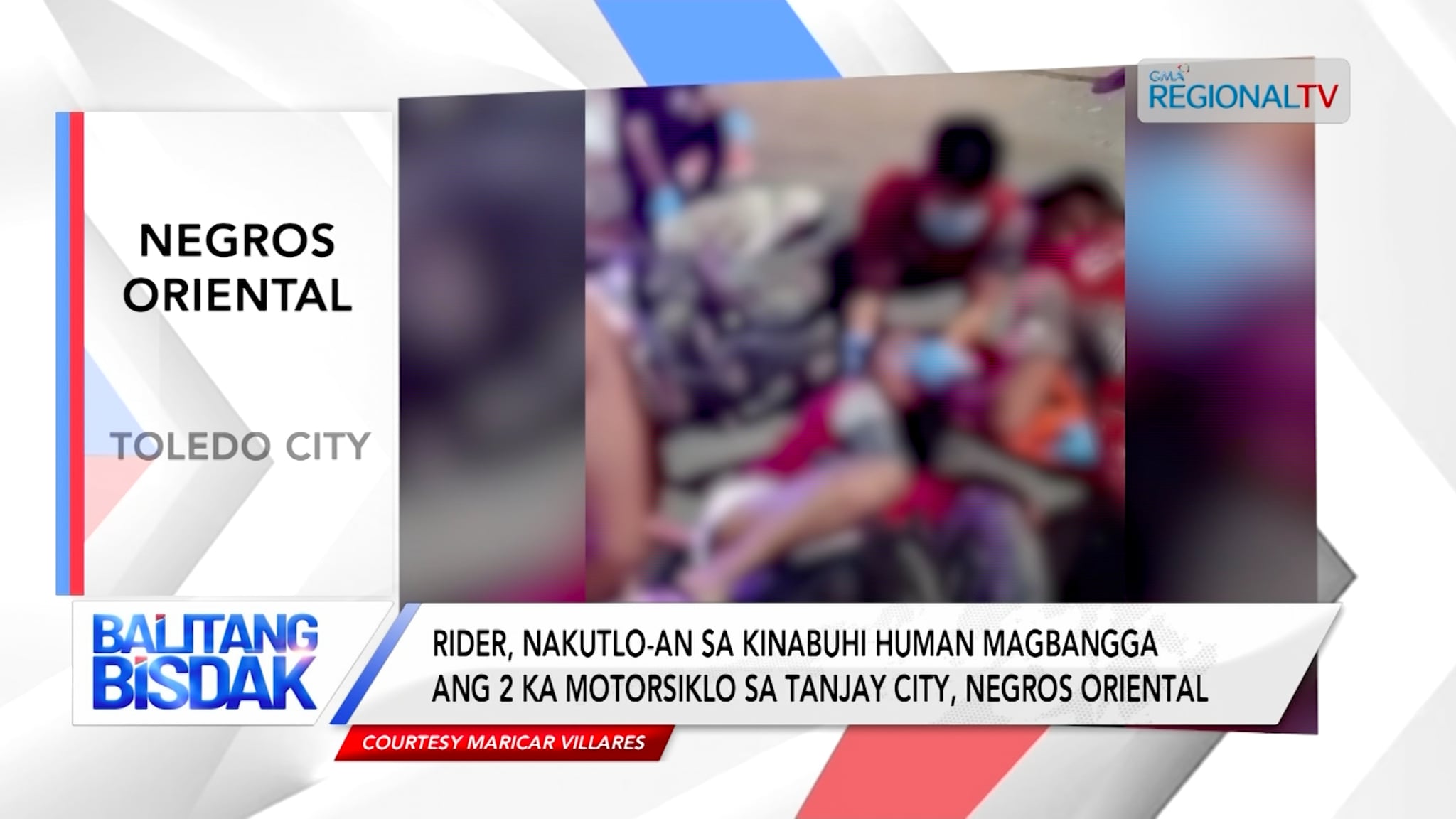 Rider, nakutlo-an sa kinabuhi human magbangga ang 2 ka motorsiklo sa Tanjay City