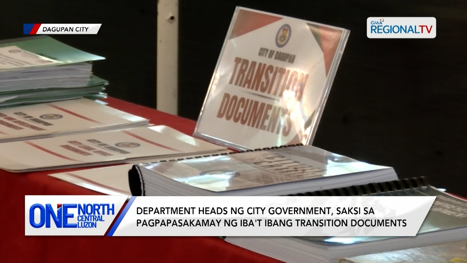 Dept. heads ng Dagupan, saksi sa pagpapasakamay ng transition documents