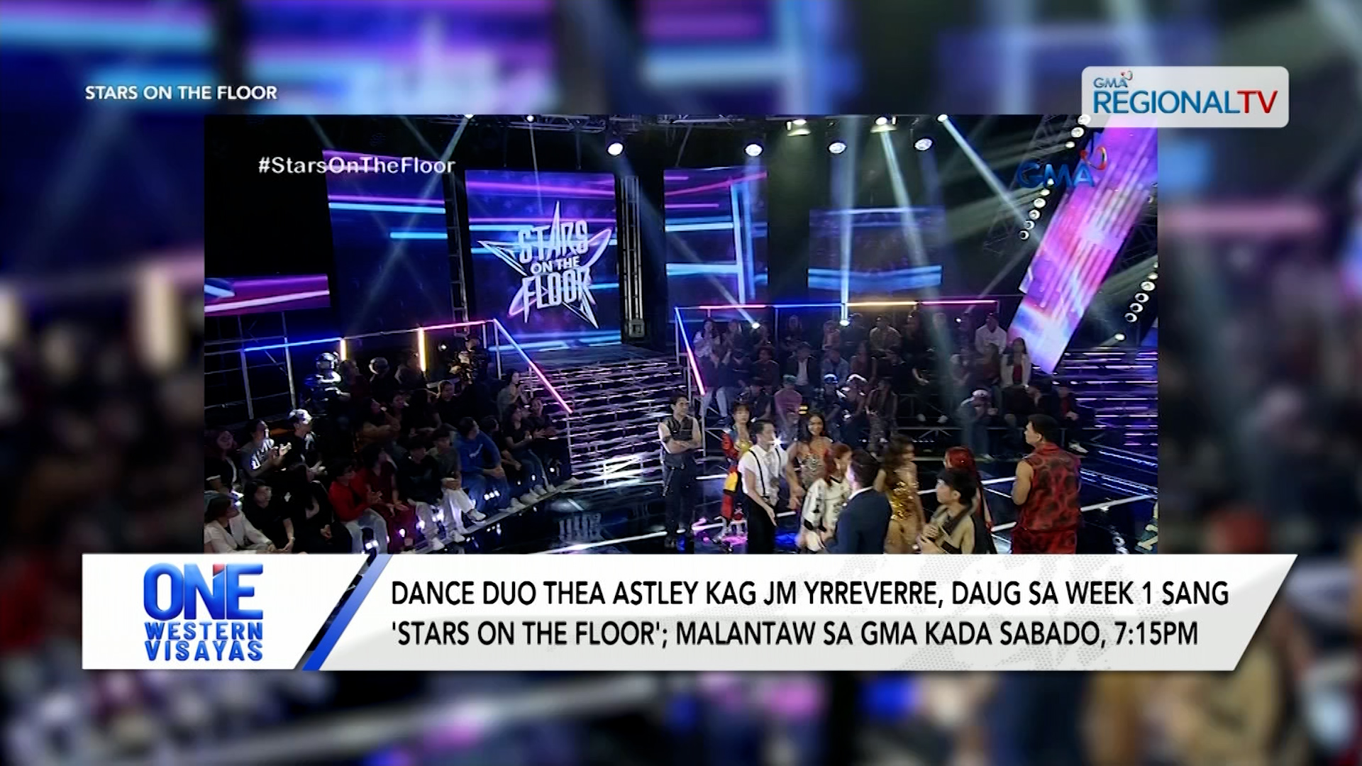 Dance duo Thea Astley kag JM Yrreverre daug sa week 1 sang 'Stars On The Floor'