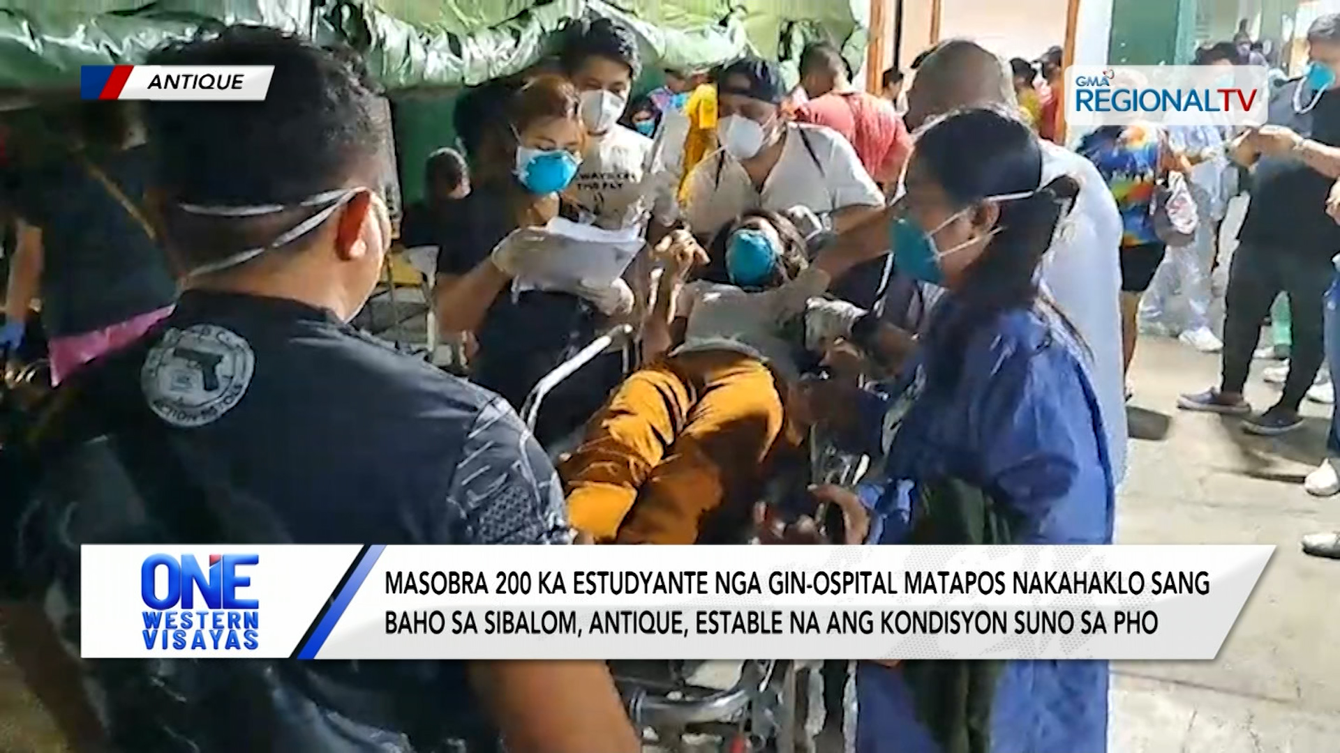 Masobra 200 ka estudyante nga gin-ospital matapos nakahaklo sang baho sa Antique