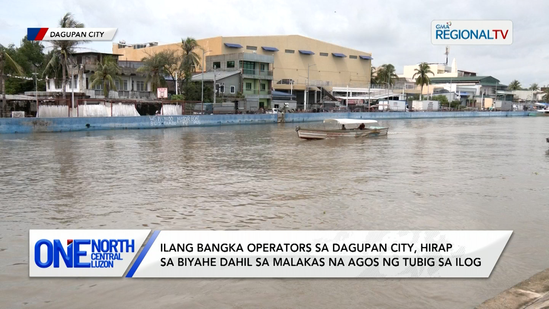Ilang bangka operators sa Dagupan City, hirap sa biyahe