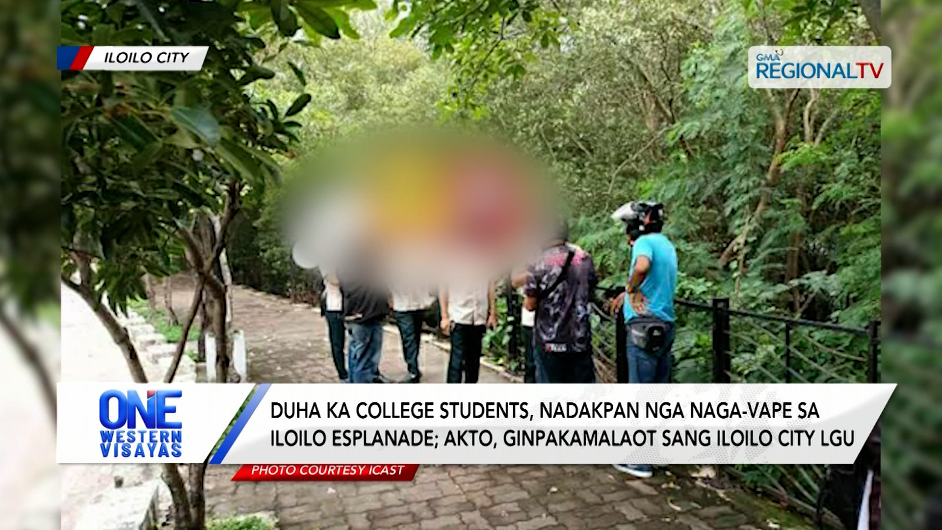 2 college students, nagbayolar sang anti-smoking ordinance sa Iloilo Esplanade | One Western Visayas