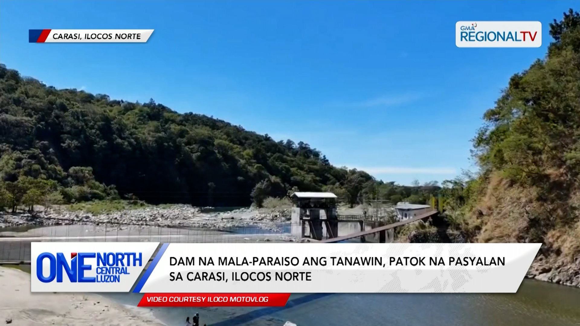 Dam na mala-paraiso ang tanawin, patok na pasyalan sa Carasi, Ilocos Norte | One North Central Luzon