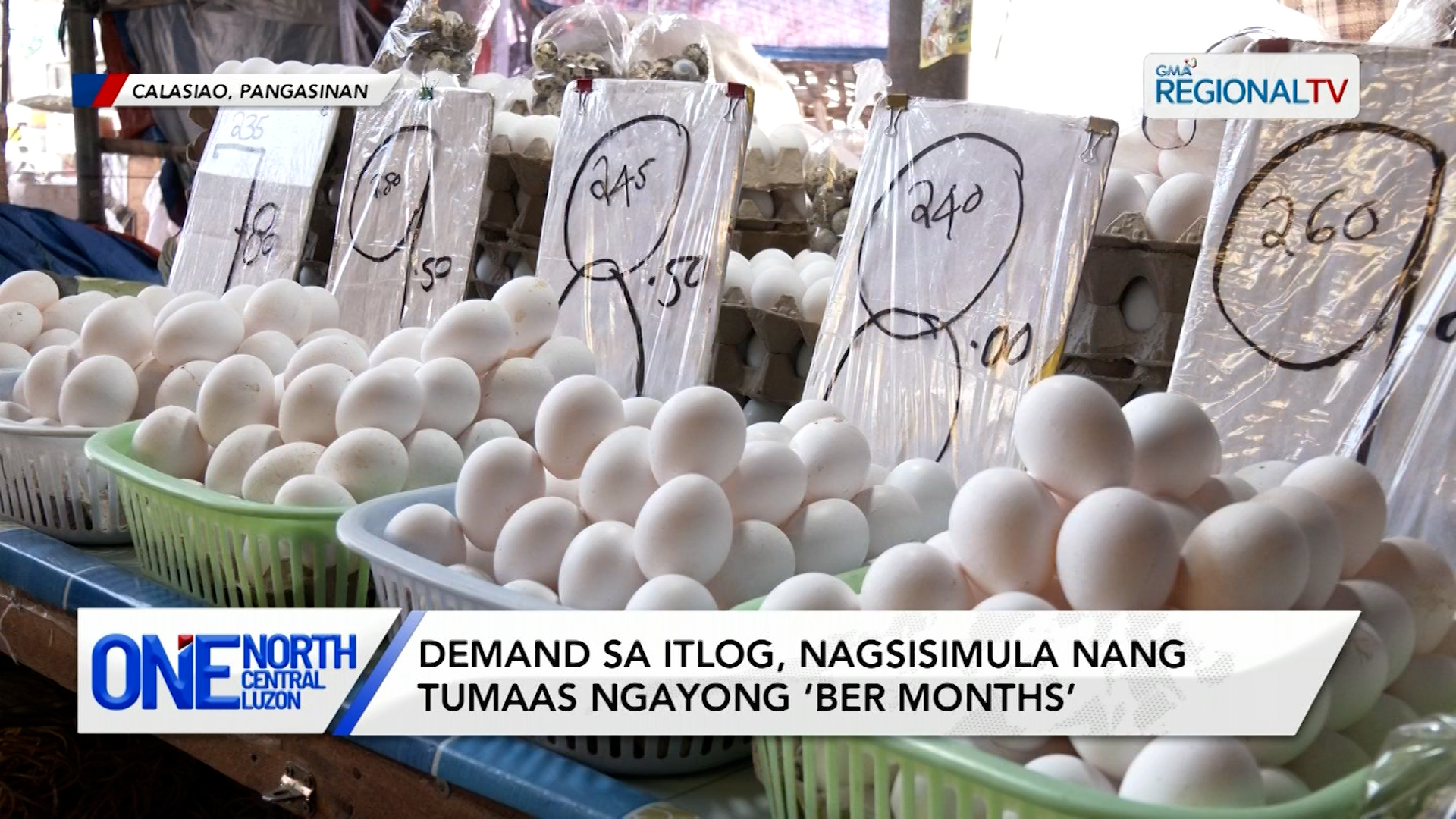 Demand sa itlog, nagsisimula nang tumaas ngayong ‘ber months’ | One North Central Luzon