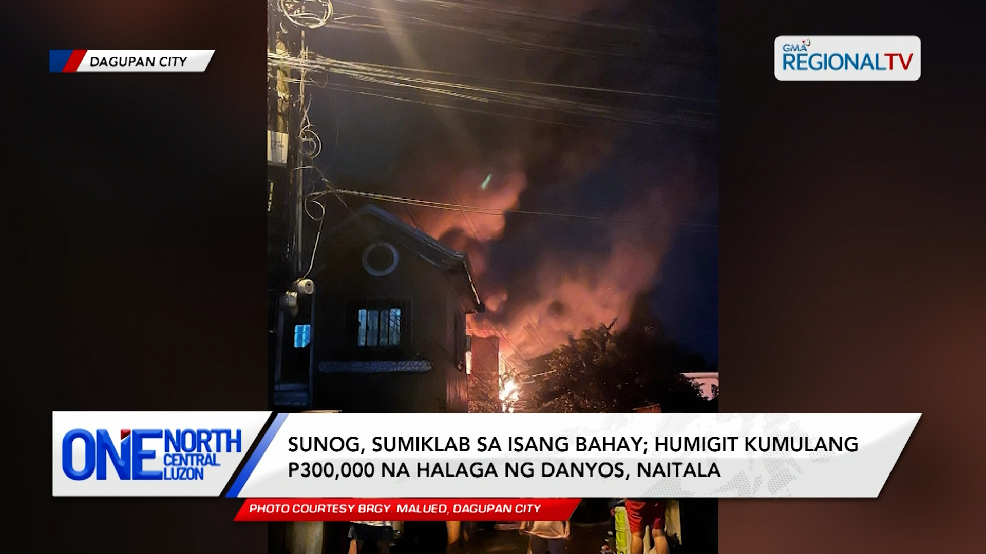Sunog, sumiklab sa isang bahay sa Brgy. Malued, Dagupan City | One North Central Luzon