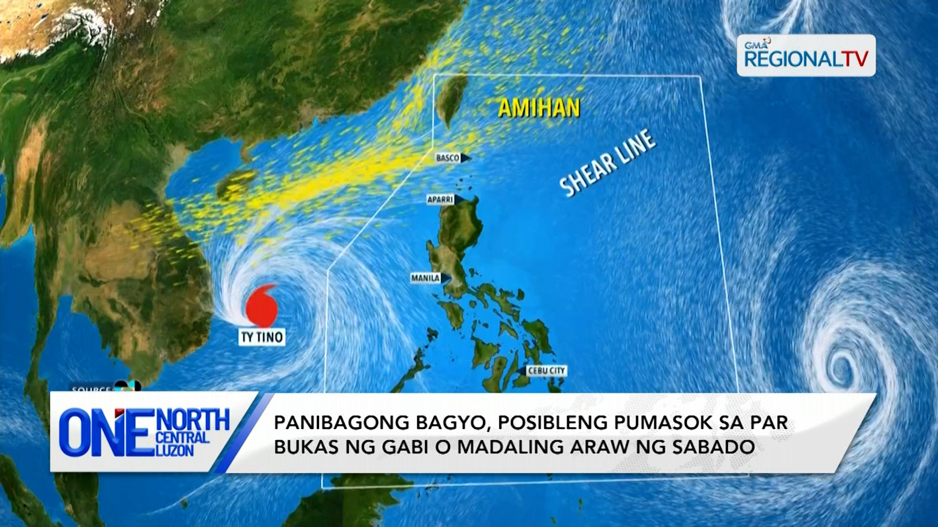 Bagyong tatawaging ‘Uwan,’ tutumbukin ang Northern o Central Luzon | One North Central Luzon