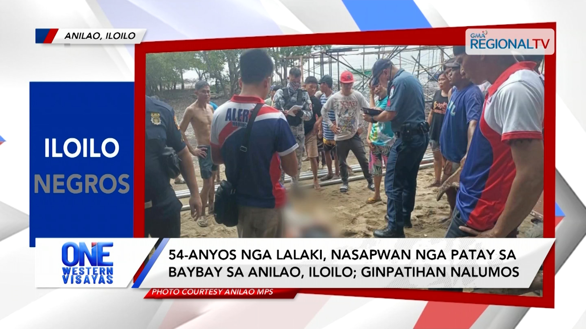 Lalaki, nasapwan patay sa baybay sa Anilao, Iloilo; ginpatihan nalumos | One Western Visayas