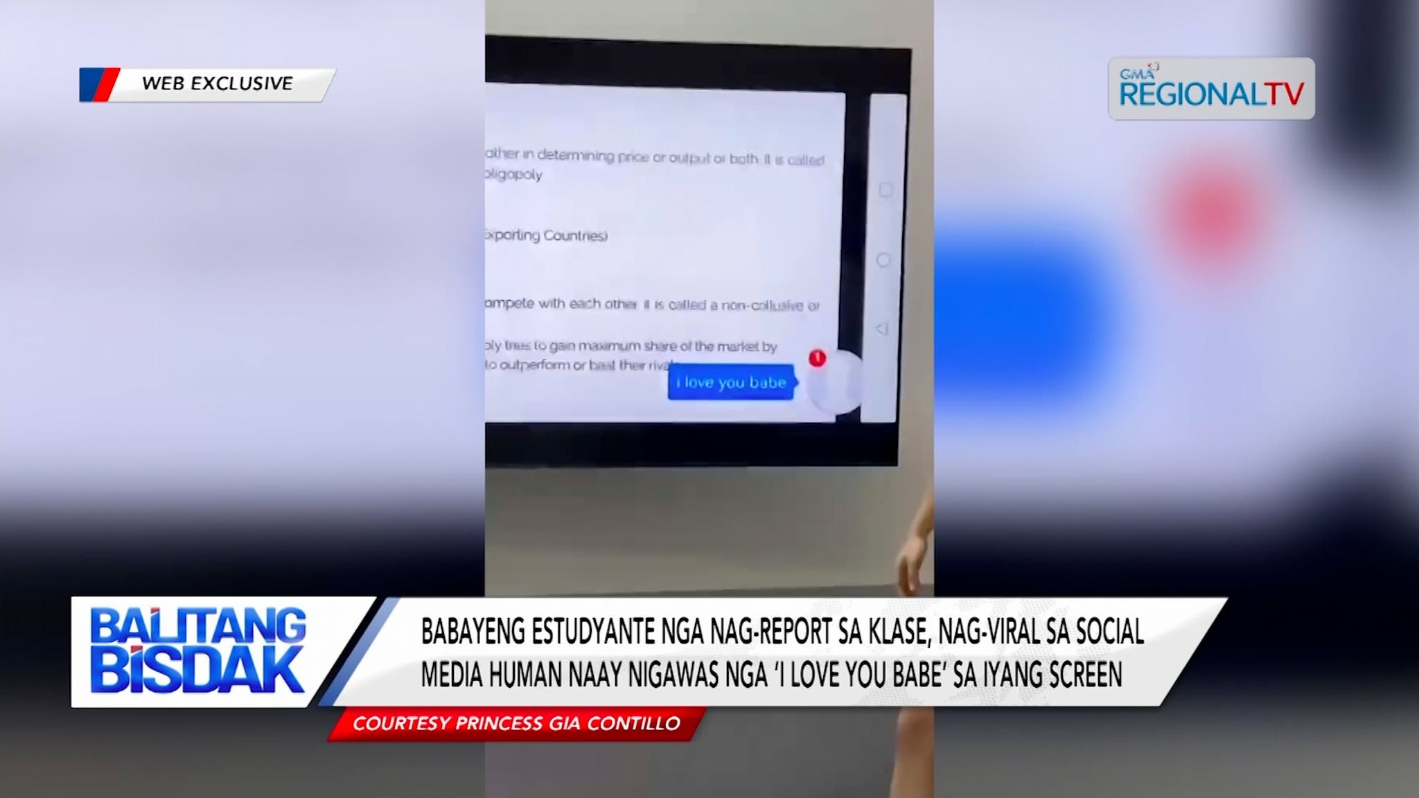 Babaye nga Nagreport sa Klase, Nagviral Kay Adunay Mi 'I Love You' Kaniya | Balitang Bisdak