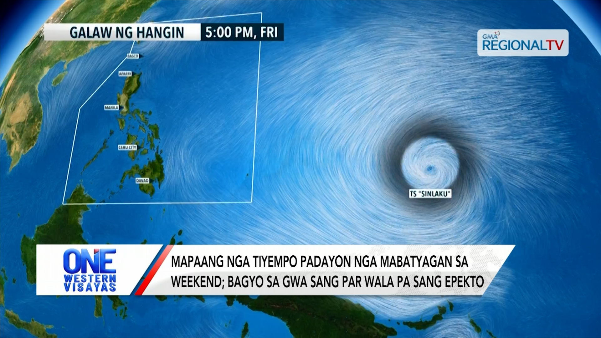 Mapaang nga tiyempo padayon nga mabatyagan; bagyo, wala pa sang epekto | One Western Visayas