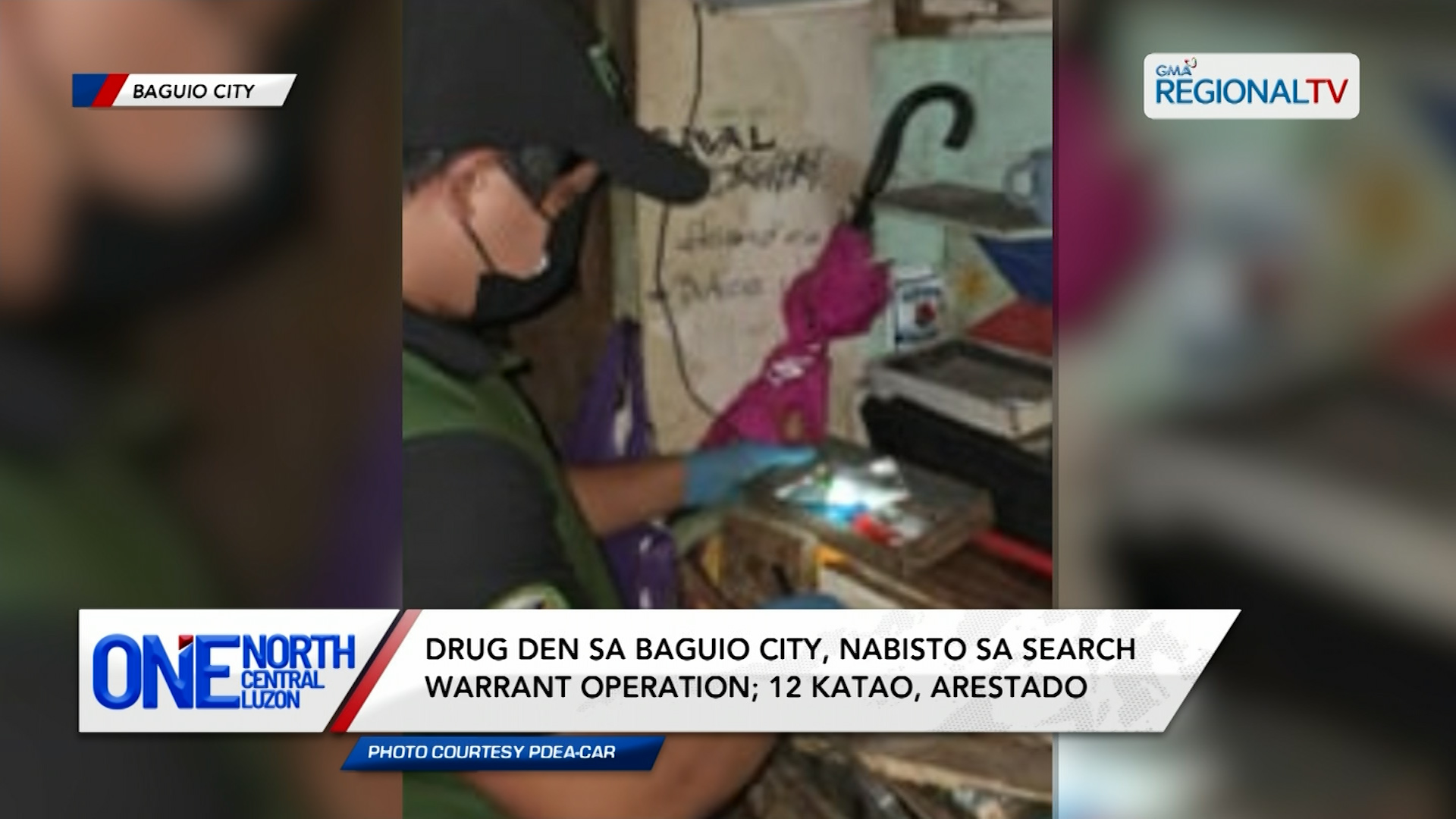Drug den sa Baguio City, nabisto sa search warrant operation | One North Central Luzon
