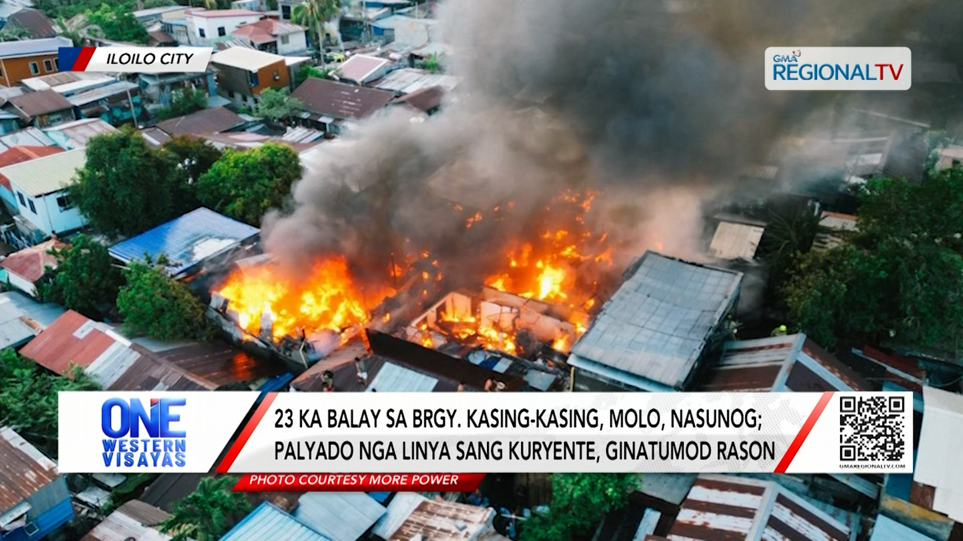 23 ka balay sa Brgy. Kasing-kasing, Molo, nasunog | One Western Visayas