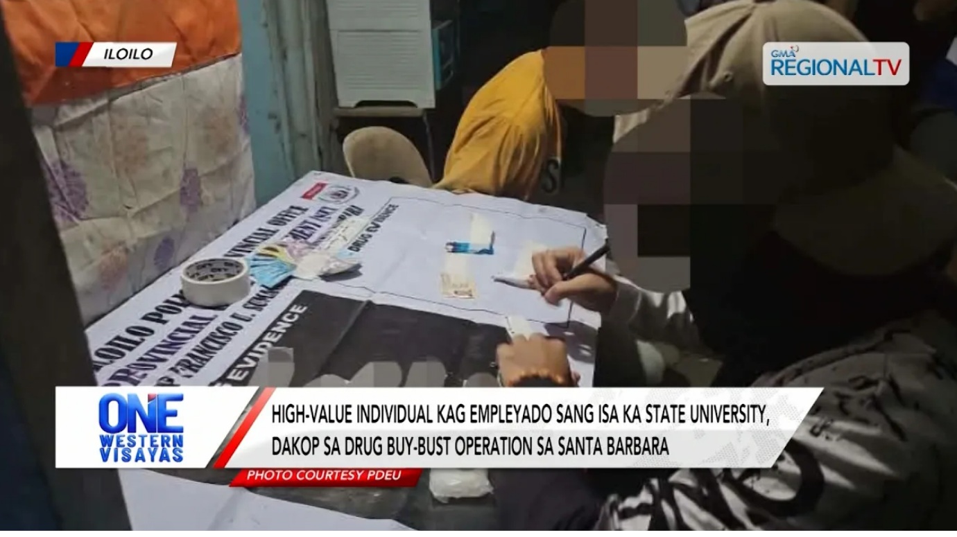 Empleyado sang isa ka state university, dakop sa drug buy-bust operation | One Western Visayas