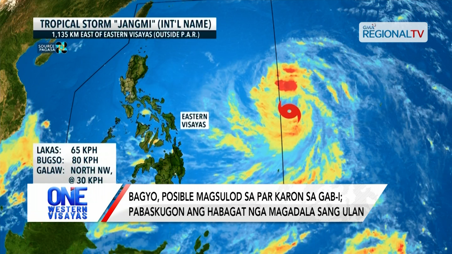 Bagyo, posible magsulod sa PAR karon sa gab-i; pabaskugon ang habagat | One Western Visayas