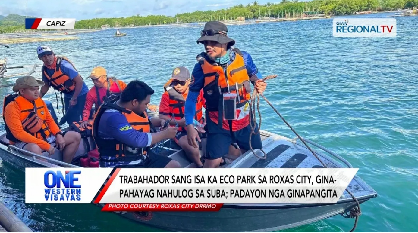 Trabahador sang isa ka eco park sa Roxas City, ginapahayag nahulog sa suba | One Western Visayas