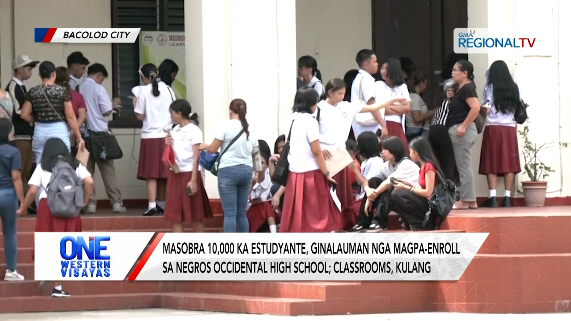 10,000 ka estudyante, ginalauman sa Negros Occidental HS; classrooms, kulang | One Western Visayas