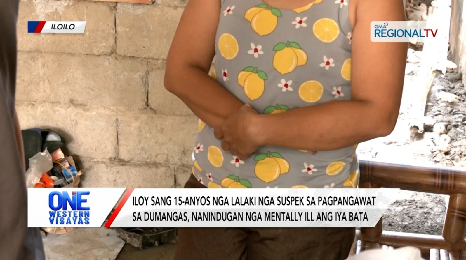 Lalaki nga suspek sa pagpangawat sa Dumangas, mentally ill suno sa iya iloy | One Western Visayas