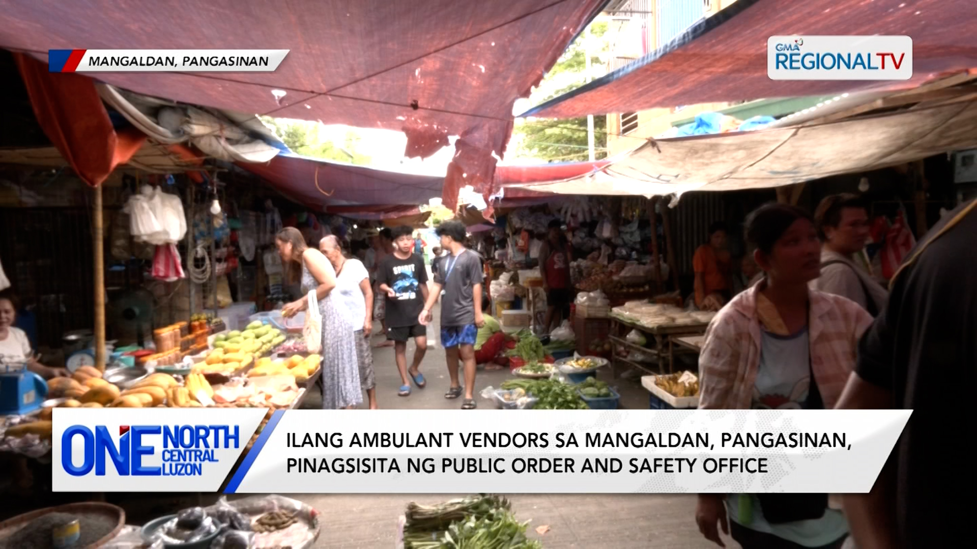 Ilang ambulant vendors sa Mangaldan, Pangasinan, pinagsisita